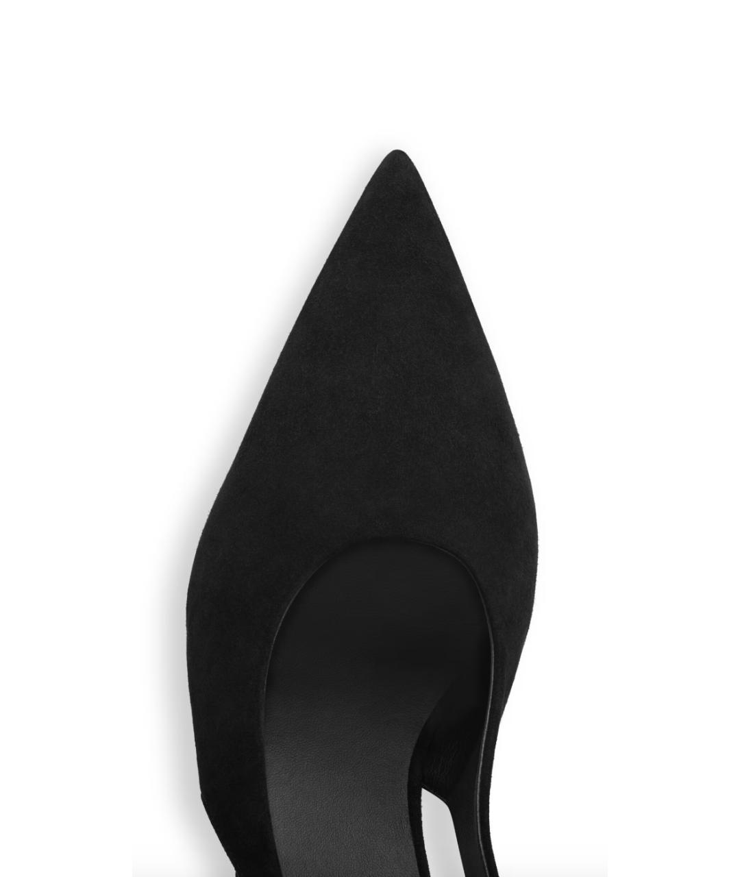 ALAIA Черные замшевые туфли, фото 3