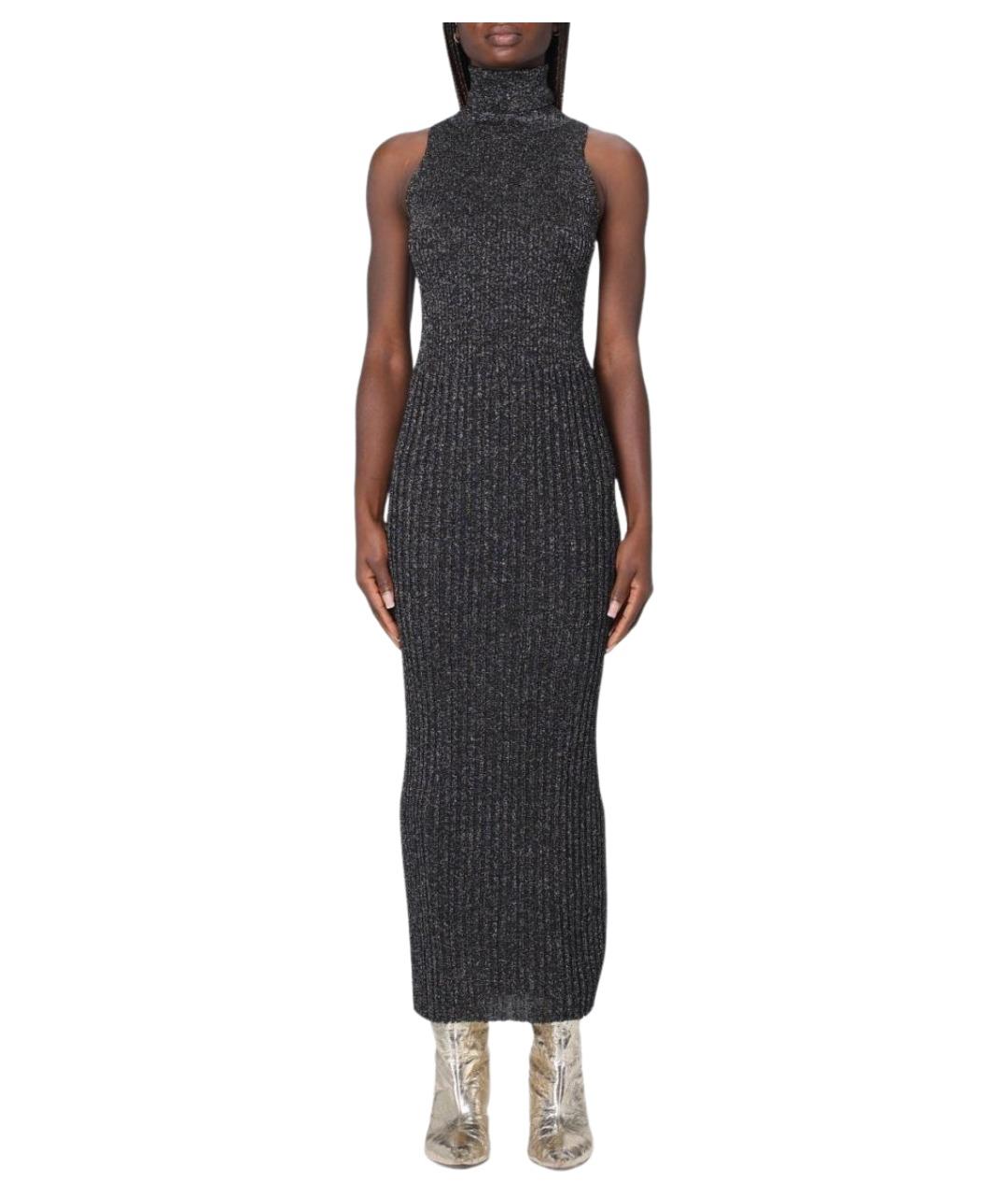 MOSCHINO JEANS Черное вискозное повседневное платье, фото 1