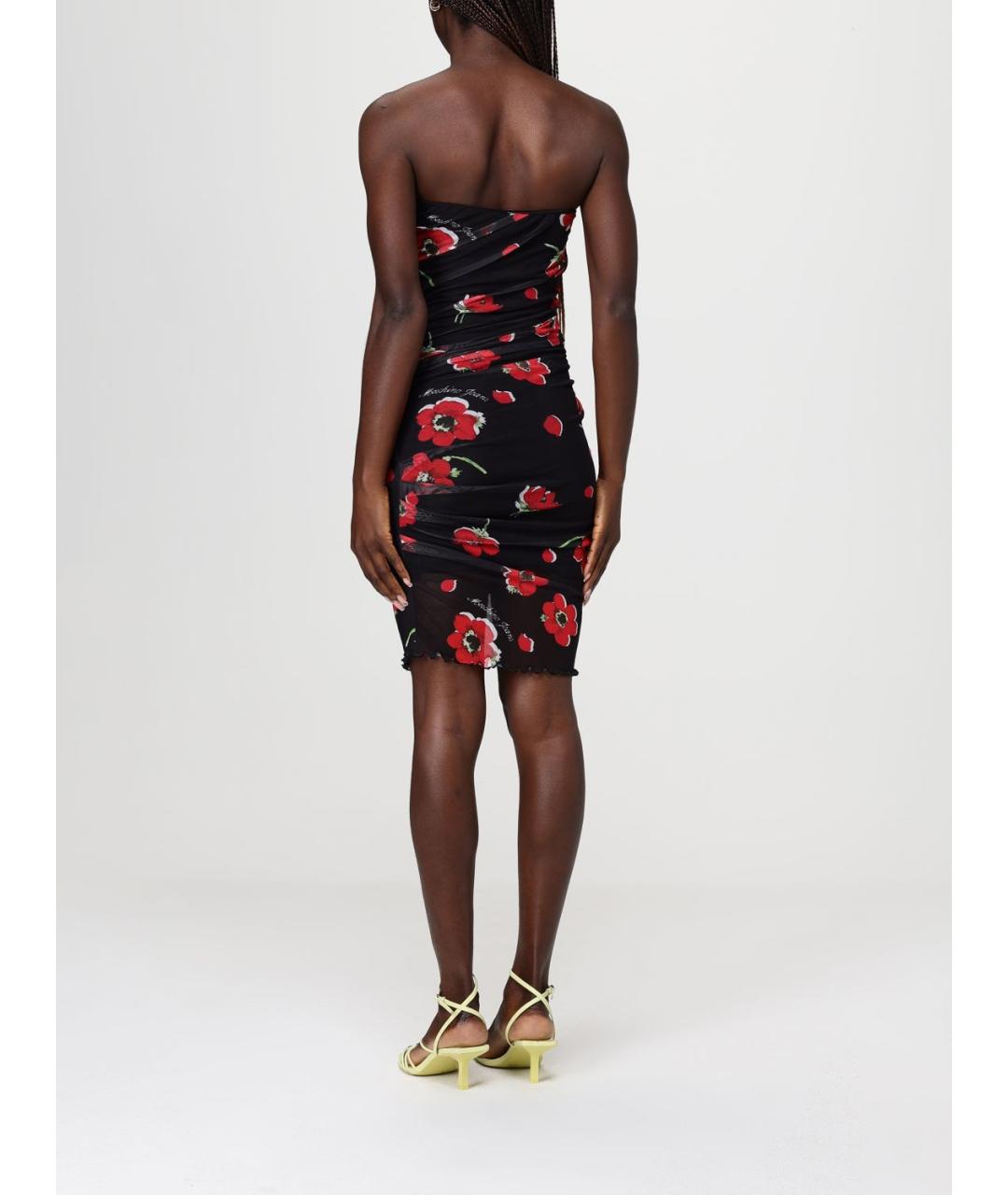 MOSCHINO JEANS Черное полиэстеровое повседневное платье, фото 3