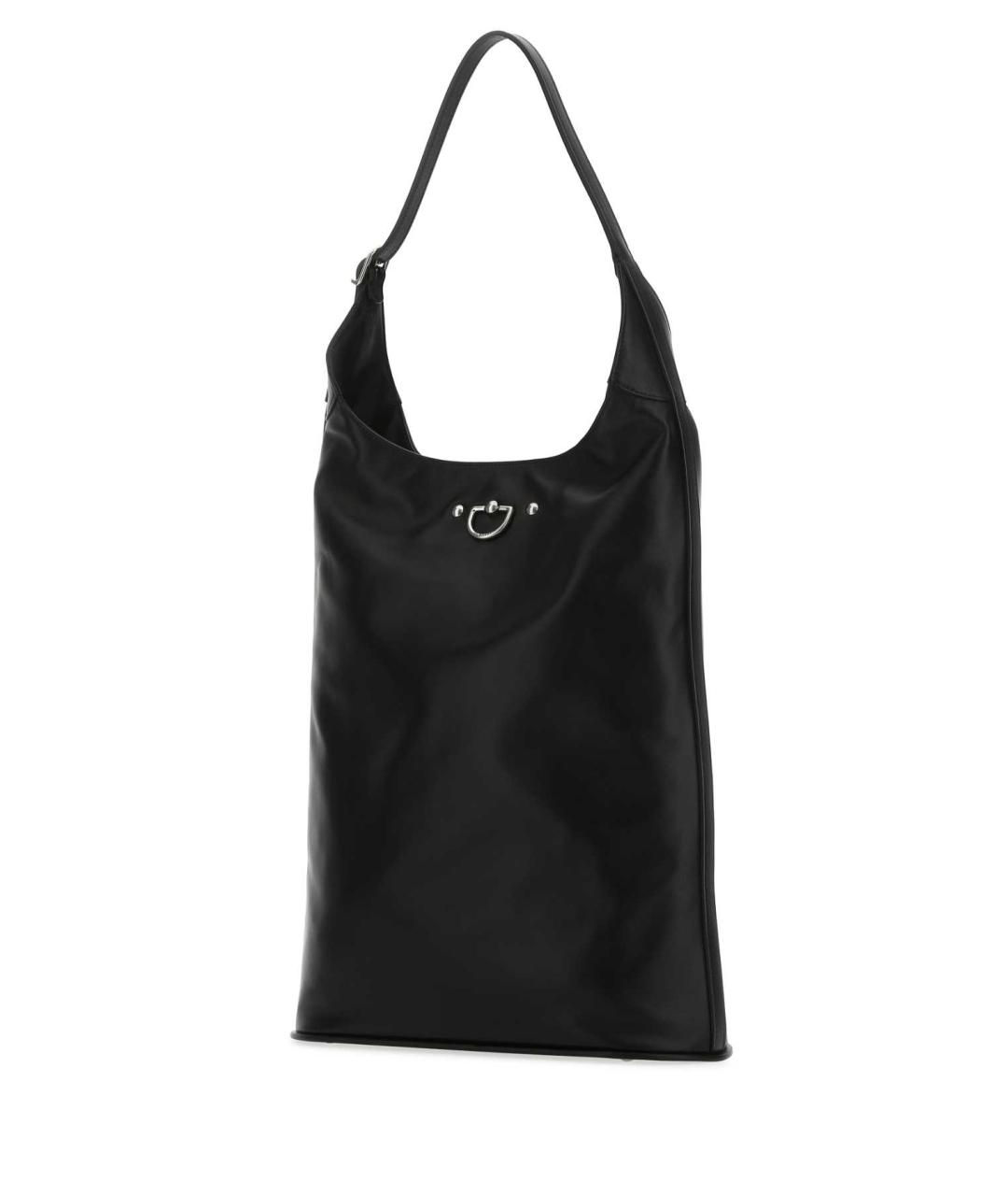 DURAZZI Черная кожаная сумка через плечо, фото 2