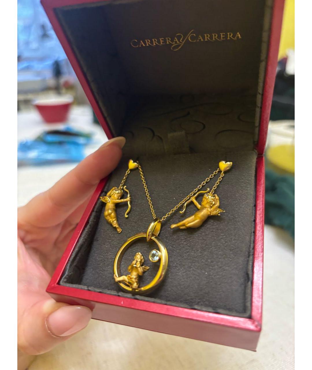 CARRERA Y CARRERA Золотой комплект из желтого золота, фото 3