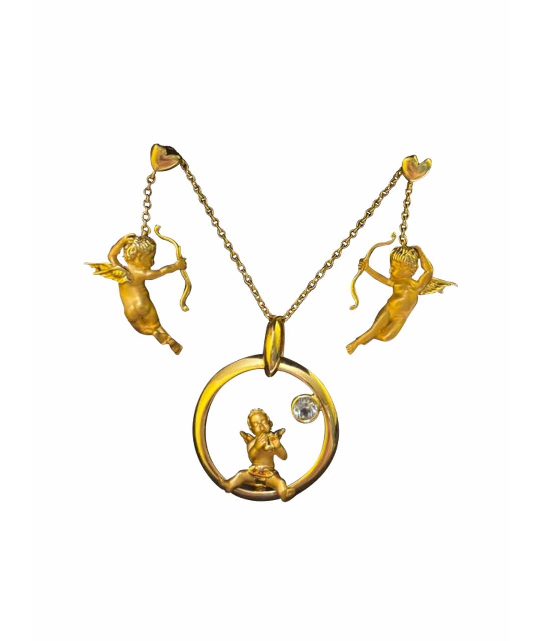 CARRERA Y CARRERA Золотой комплект из желтого золота, фото 1