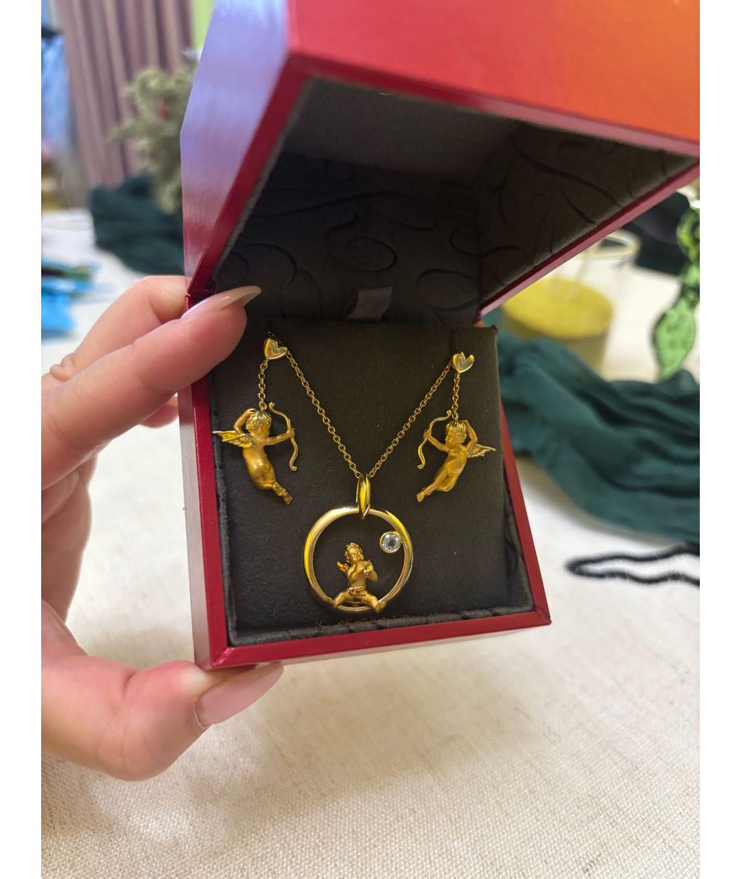 CARRERA Y CARRERA Золотой комплект из желтого золота, фото 2