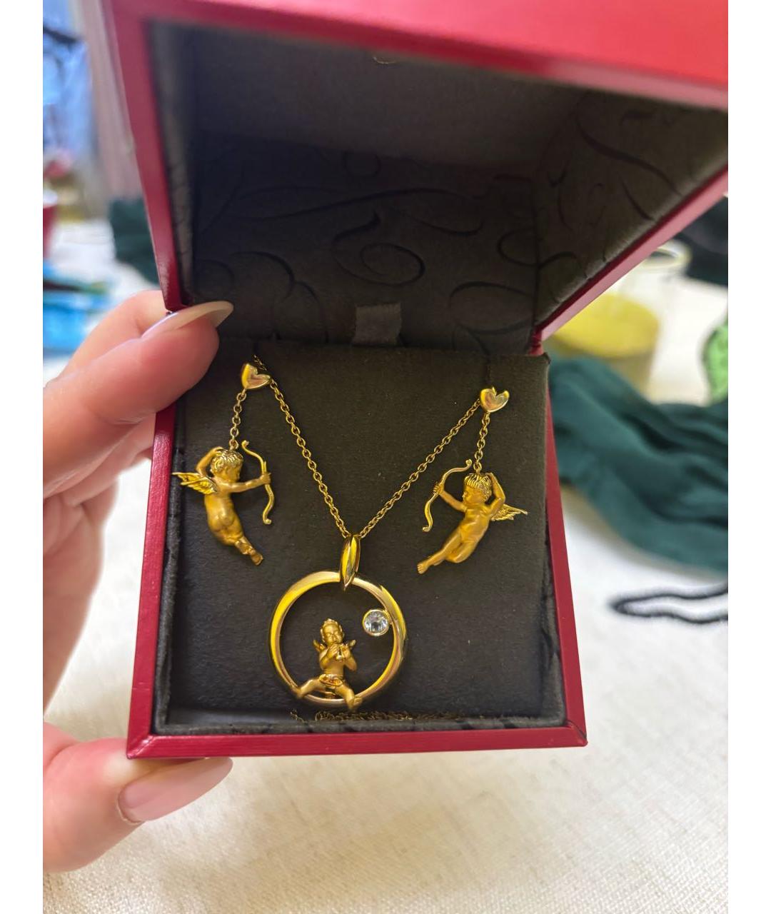 CARRERA Y CARRERA Золотой комплект из желтого золота, фото 5