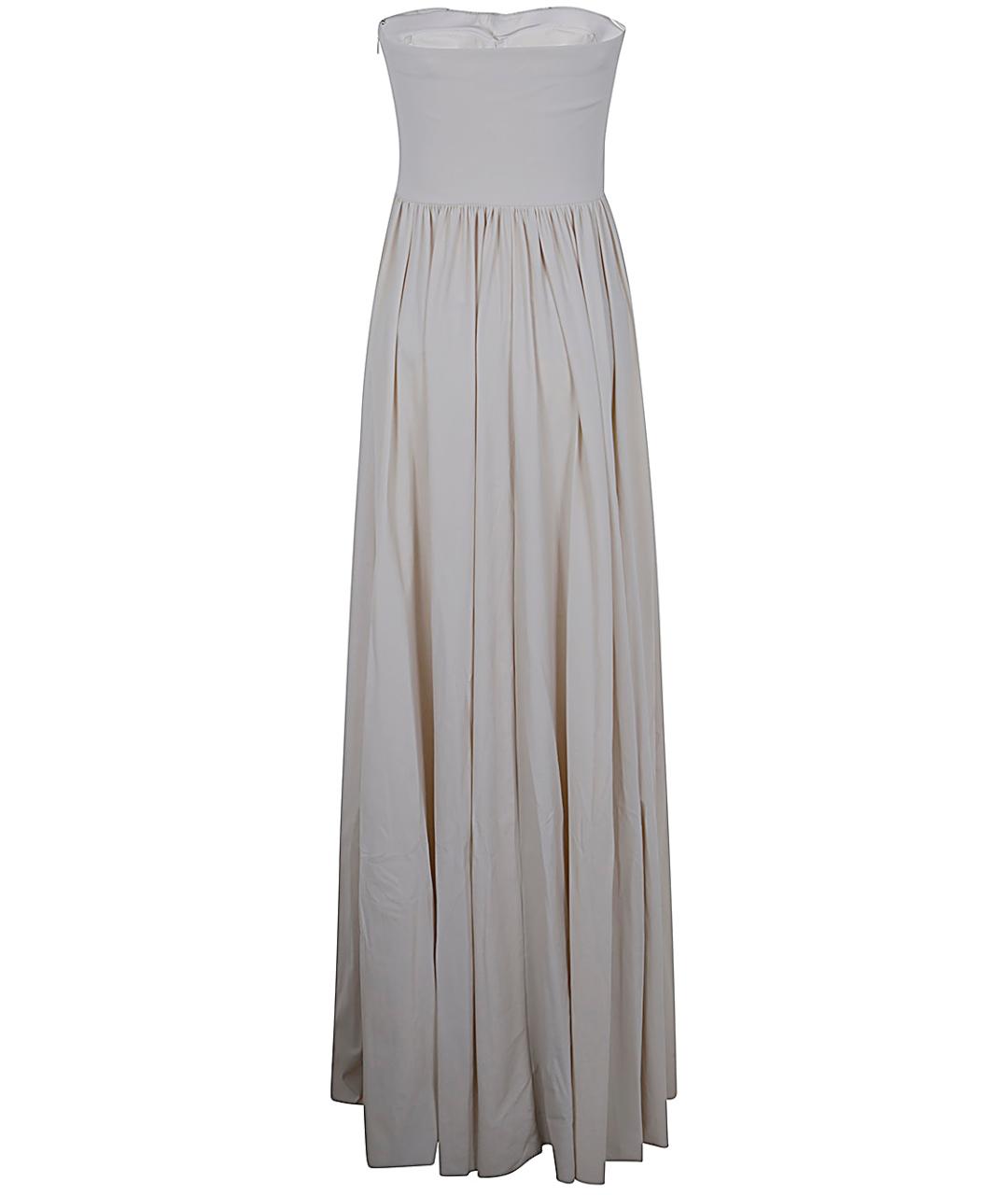 CHIARA BONI Белое полиамидовое вечернее платье, фото 2