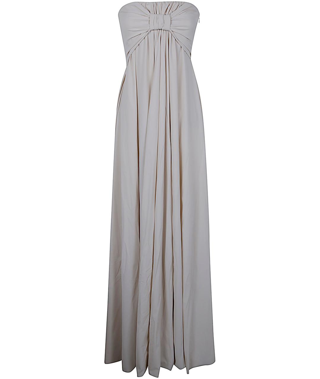 CHIARA BONI Белое полиамидовое вечернее платье, фото 1