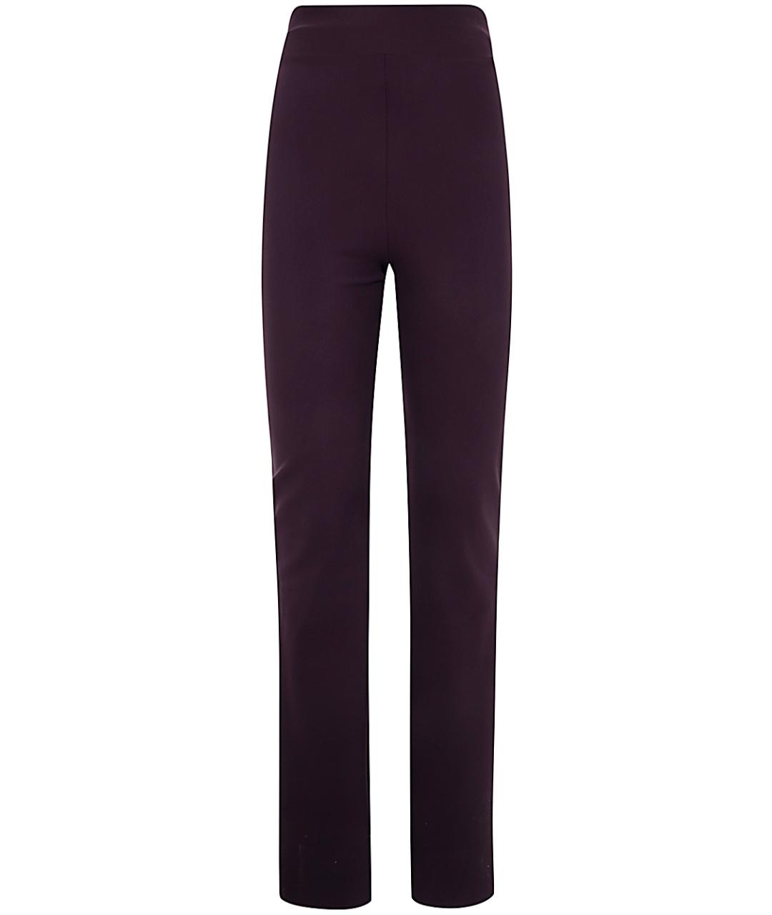CHIARA BONI Фиолетовые полиамидовые прямые брюки, фото 1