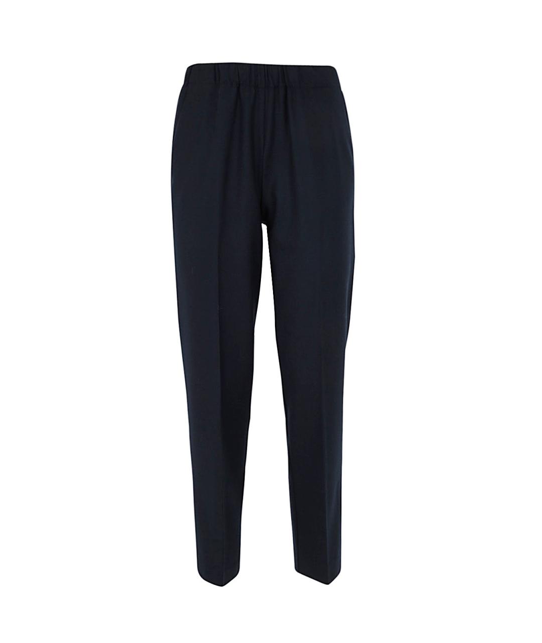 KILTIE Синие шерстяные прямые брюки, фото 1