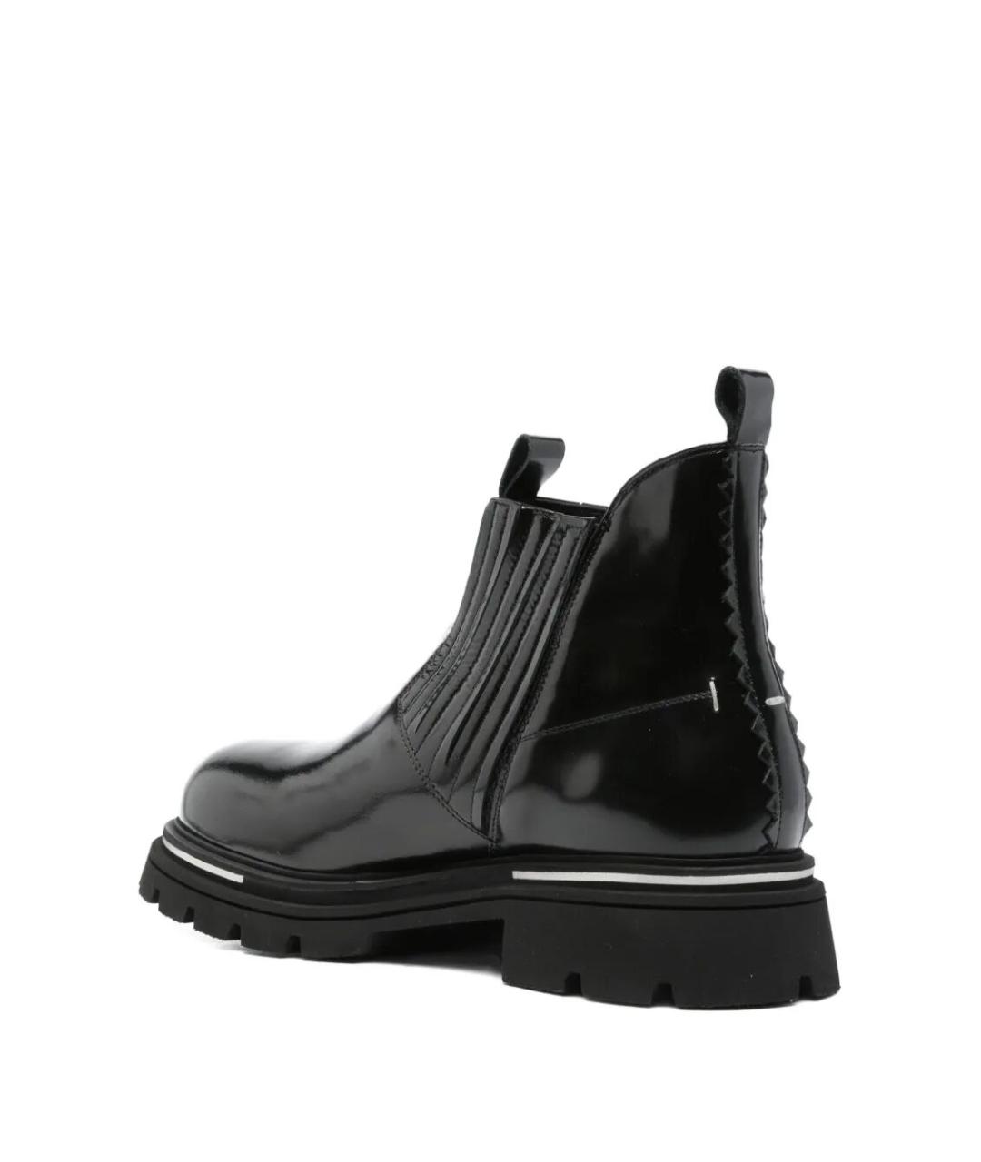 THE ANTIPODE Черные кожаные низкие ботинки, фото 2