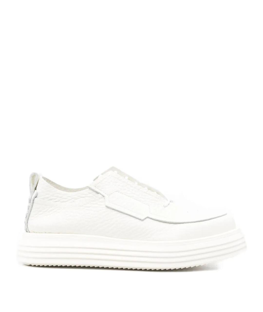 THE ANTIPODE Белые кожаные низкие кроссовки / кеды, фото 1