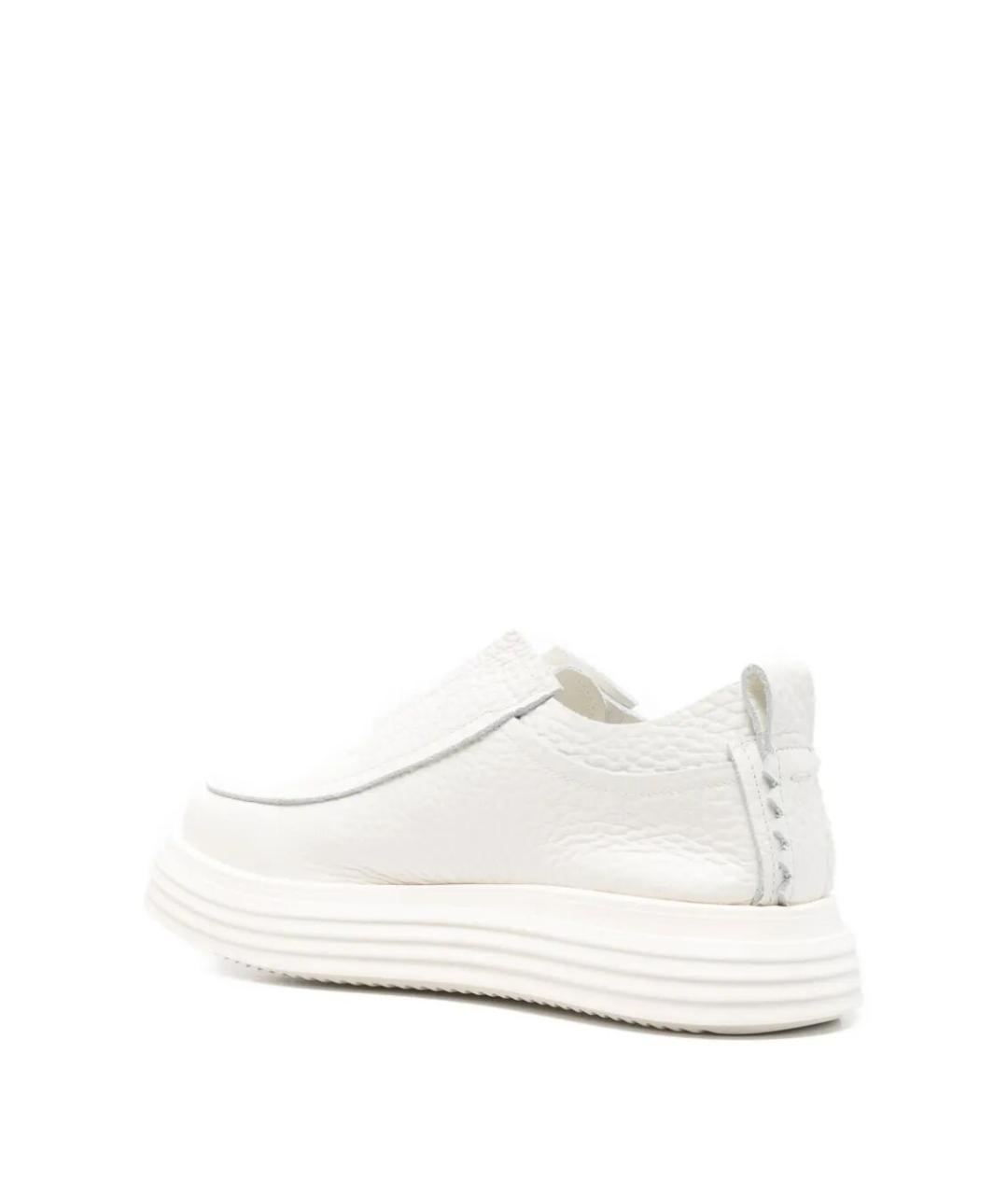 THE ANTIPODE Белые кожаные низкие кроссовки / кеды, фото 3