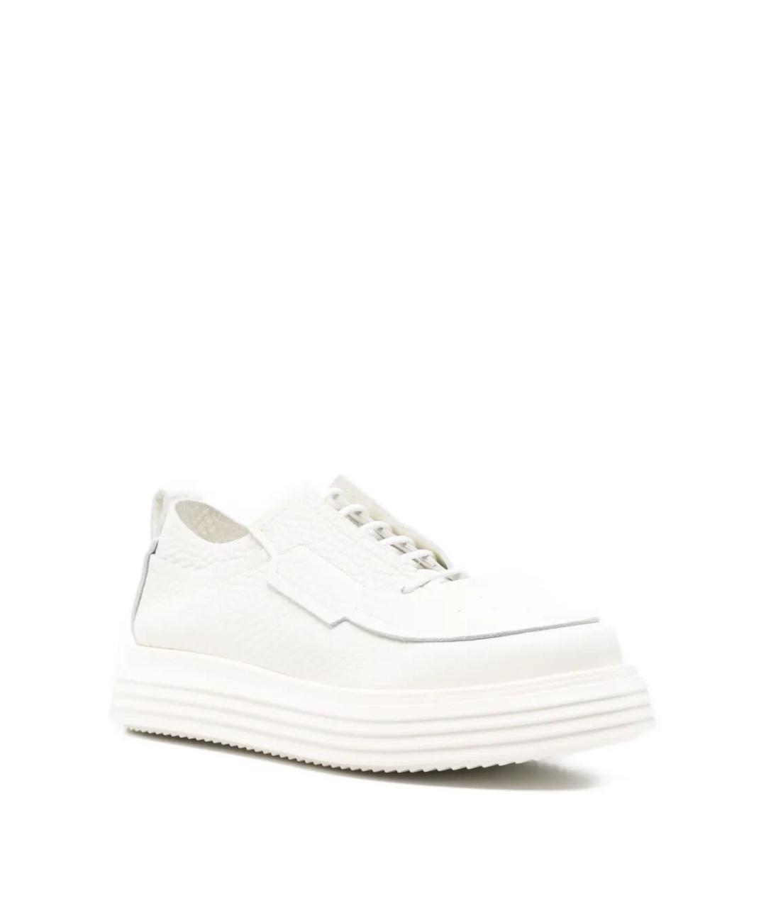 THE ANTIPODE Белые кожаные низкие кроссовки / кеды, фото 2