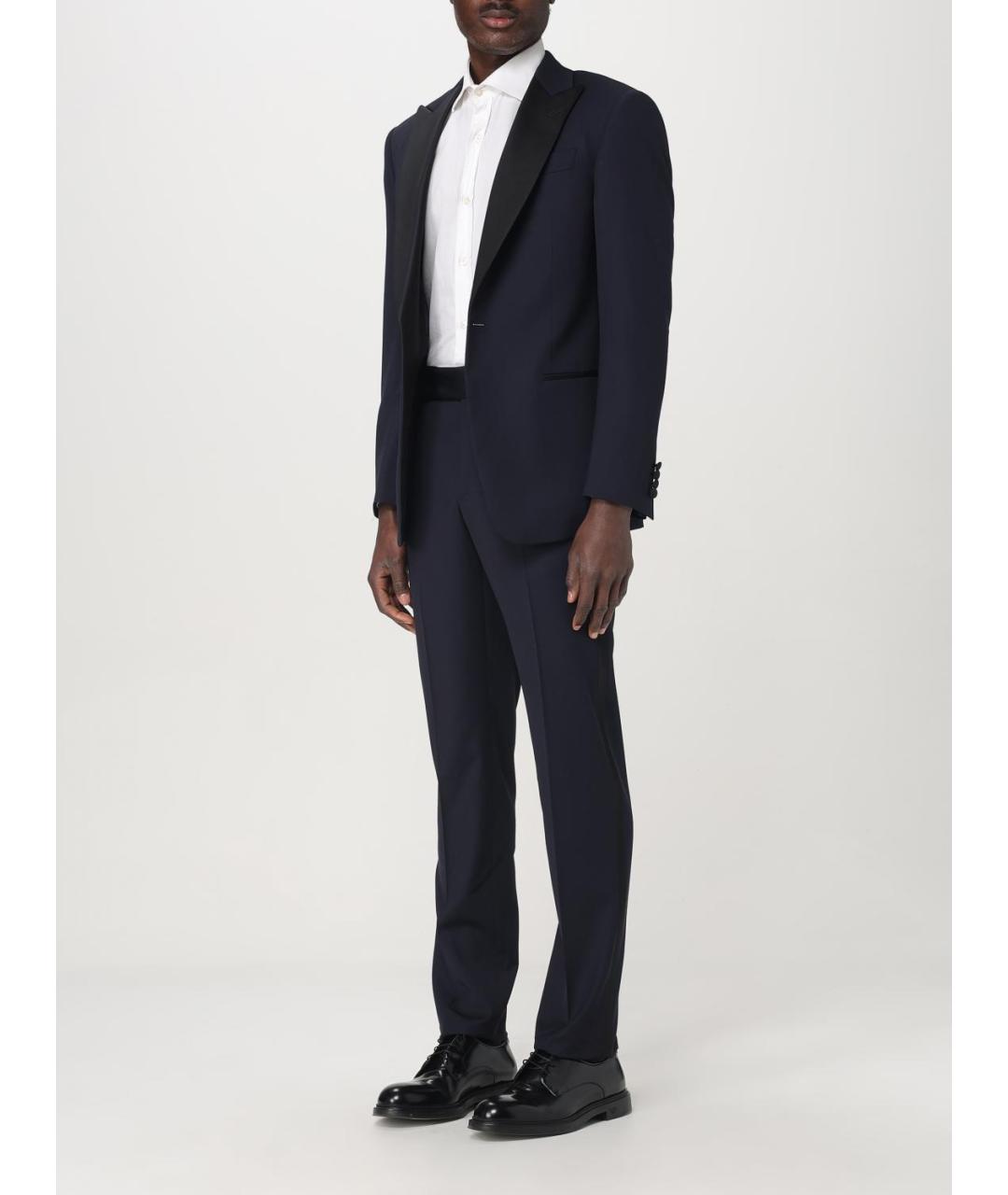 GIORGIO ARMANI Темно-синий вечерний костюм, фото 4