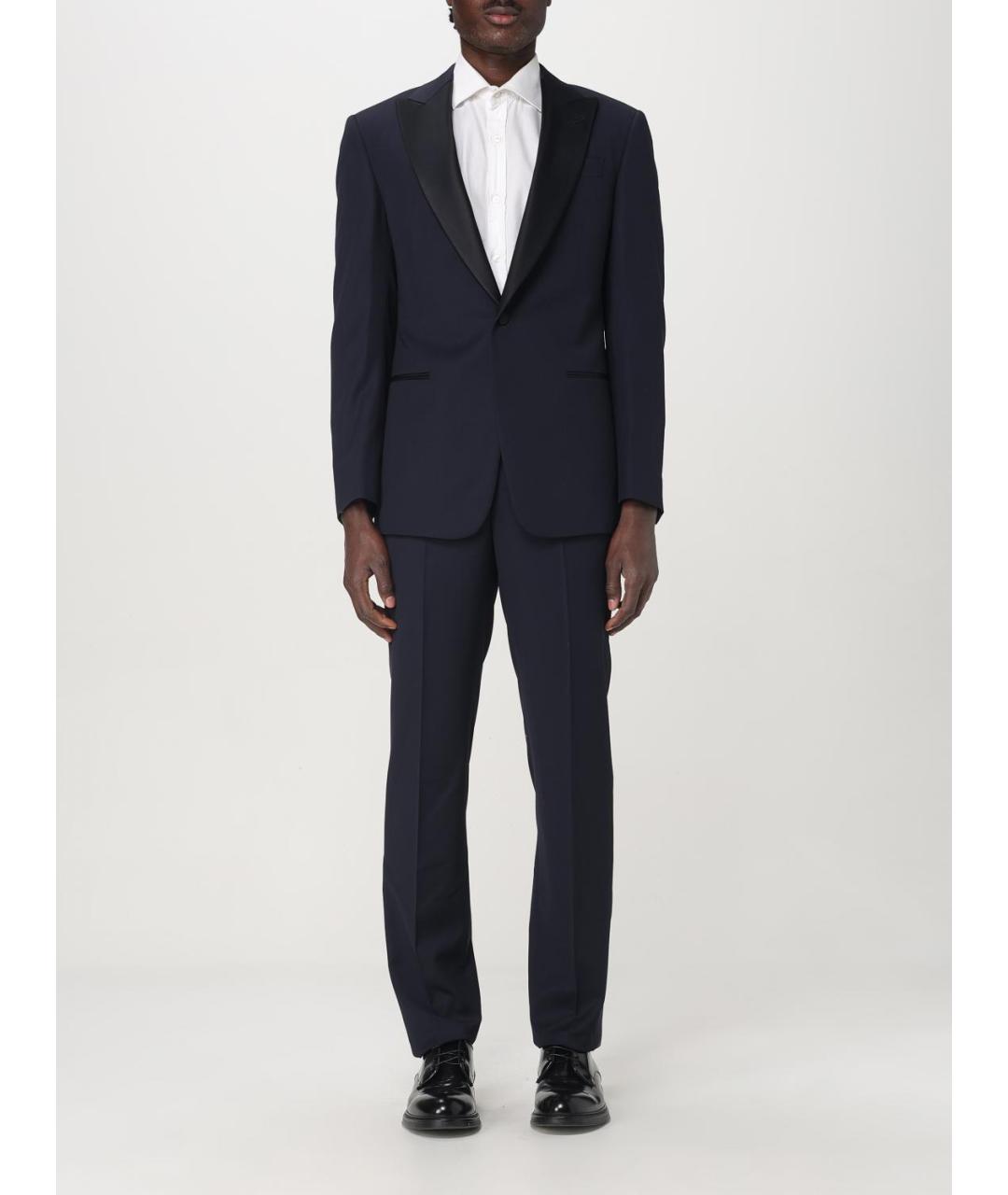 GIORGIO ARMANI Темно-синий вечерний костюм, фото 7