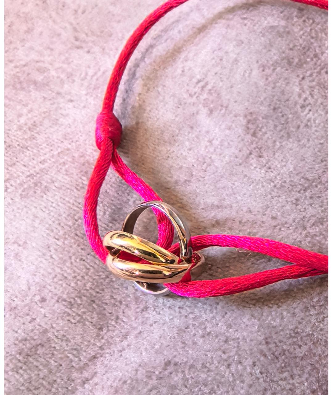 CARTIER Красный браслет из белого золота, фото 4