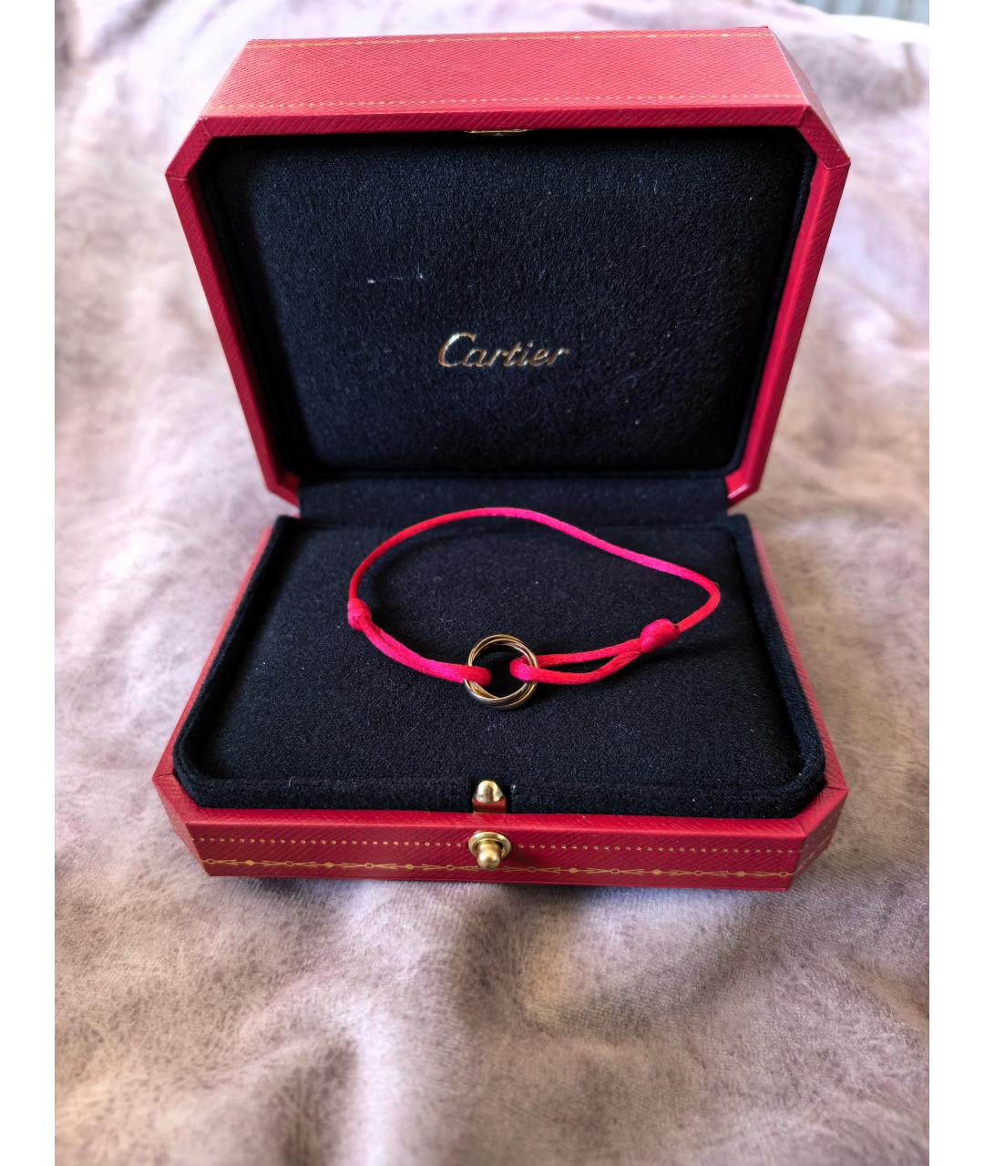 CARTIER Красный браслет из белого золота, фото 5