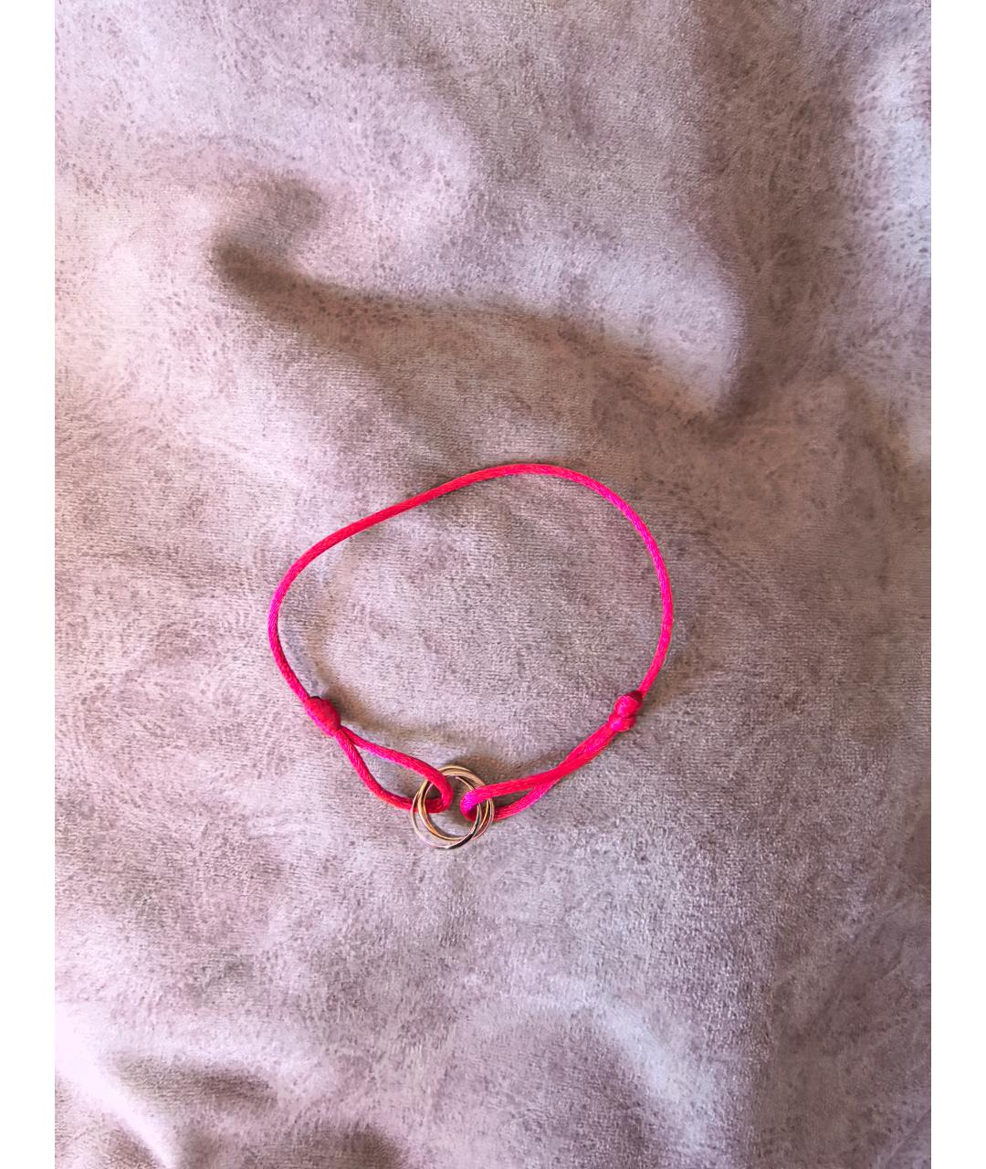 CARTIER Красный браслет из белого золота, фото 3