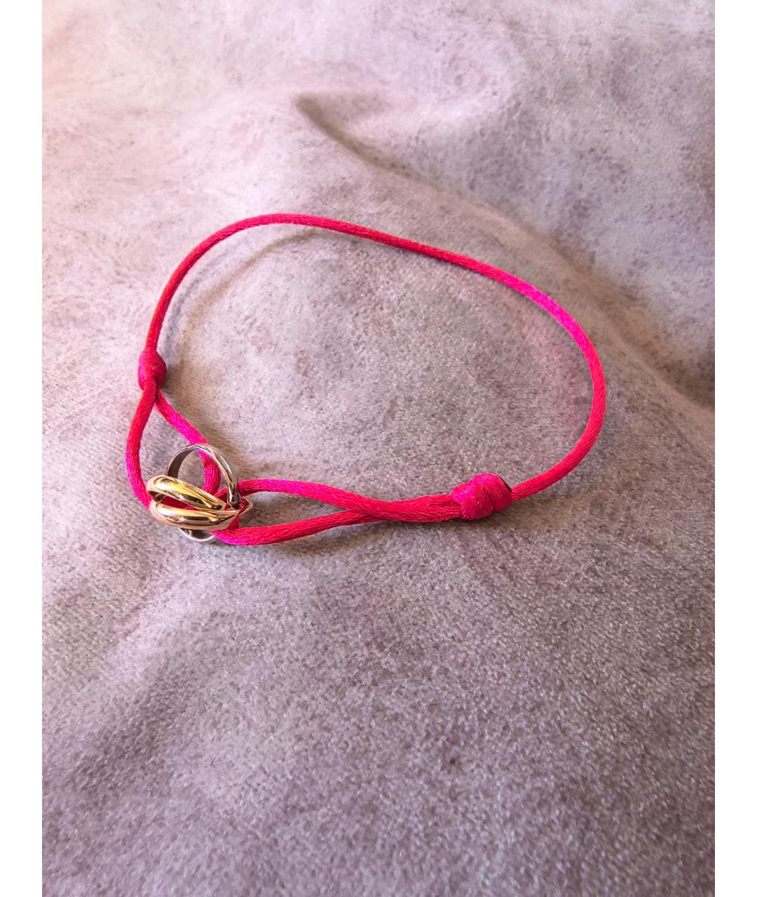 CARTIER Красный браслет из белого золота, фото 2