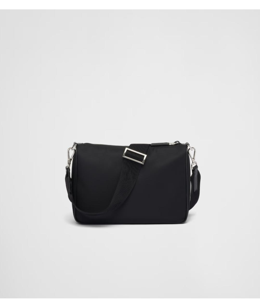 PRADA Черная синтетическая сумка на плечо, фото 4