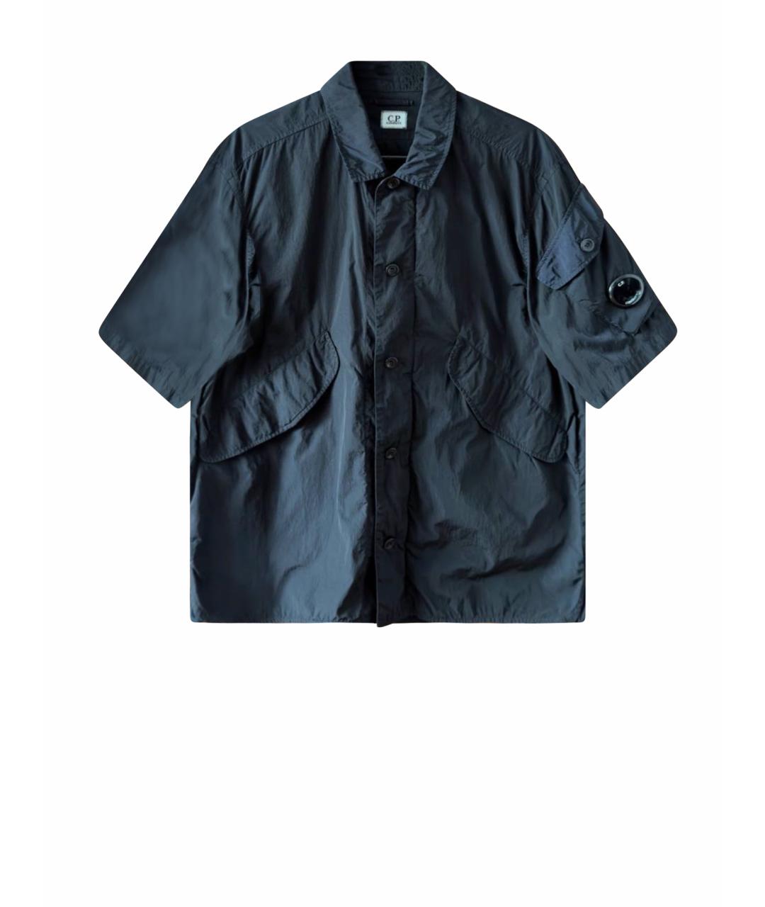 CP COMPANY Темно-синяя полиэстеровая куртка, фото 1