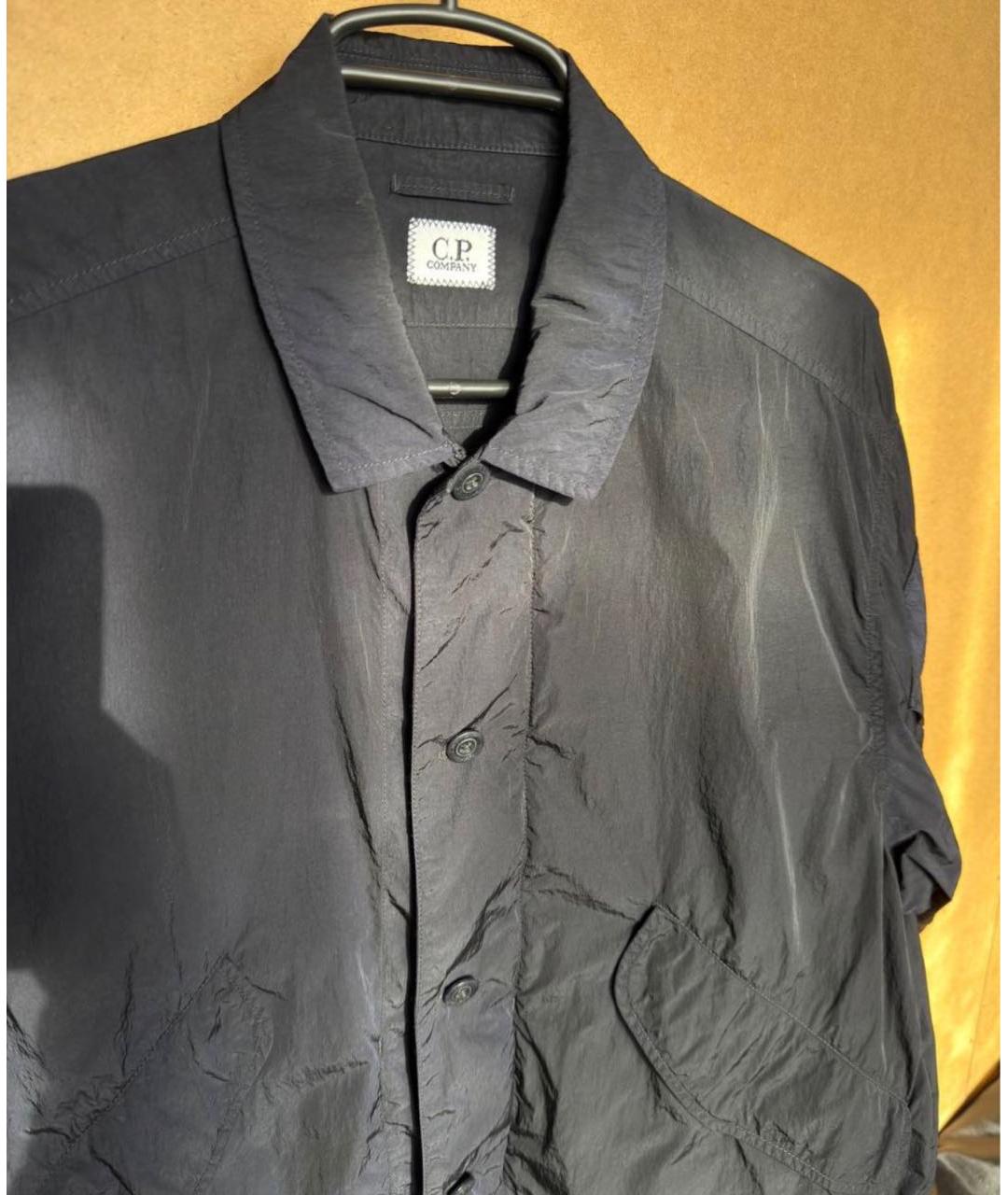 CP COMPANY Темно-синяя полиэстеровая куртка, фото 3