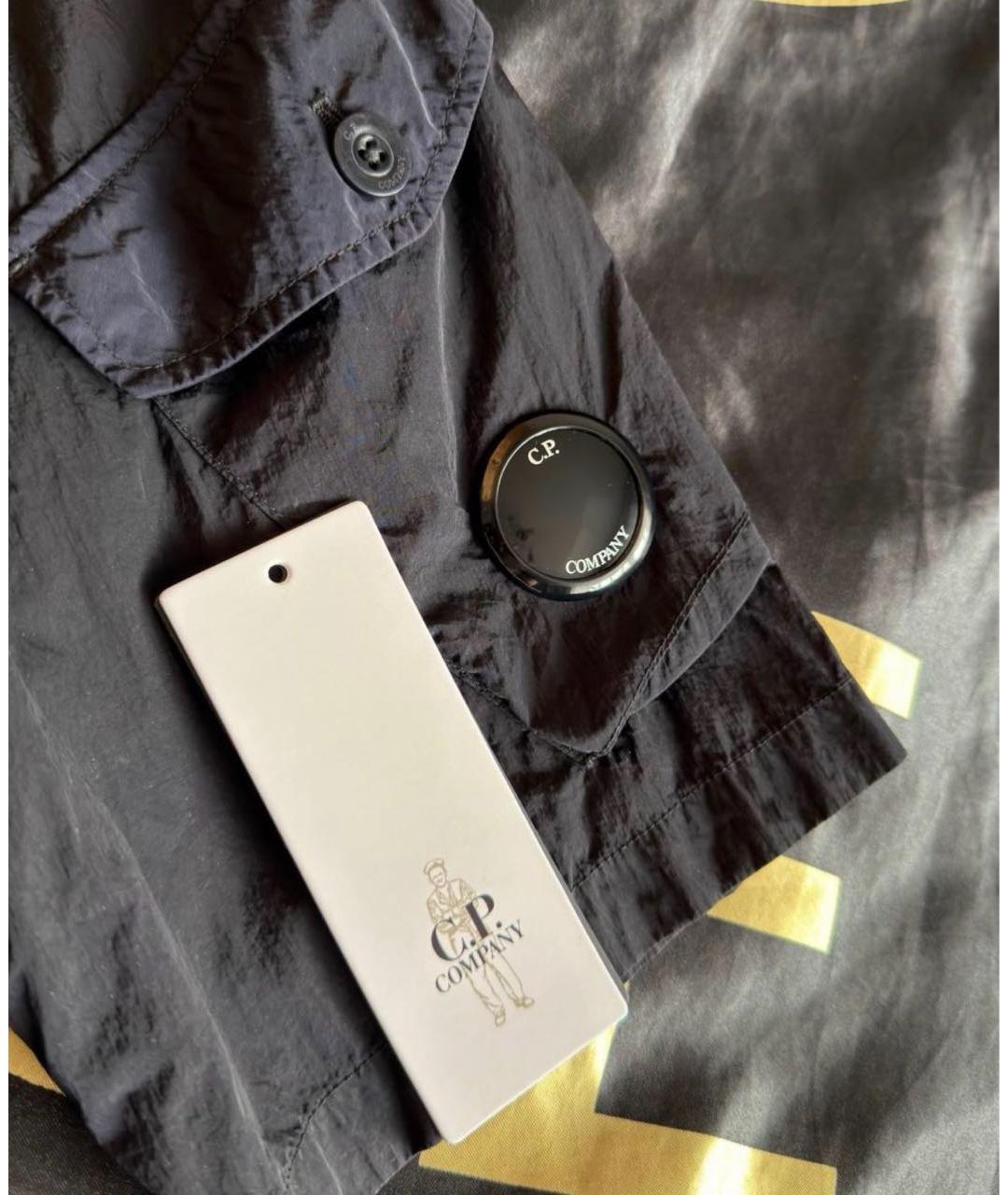 CP COMPANY Темно-синяя полиэстеровая куртка, фото 4