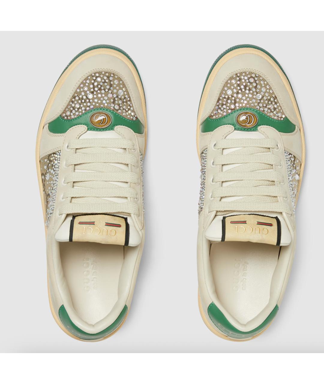 GUCCI Бежевые кроссовки, фото 5