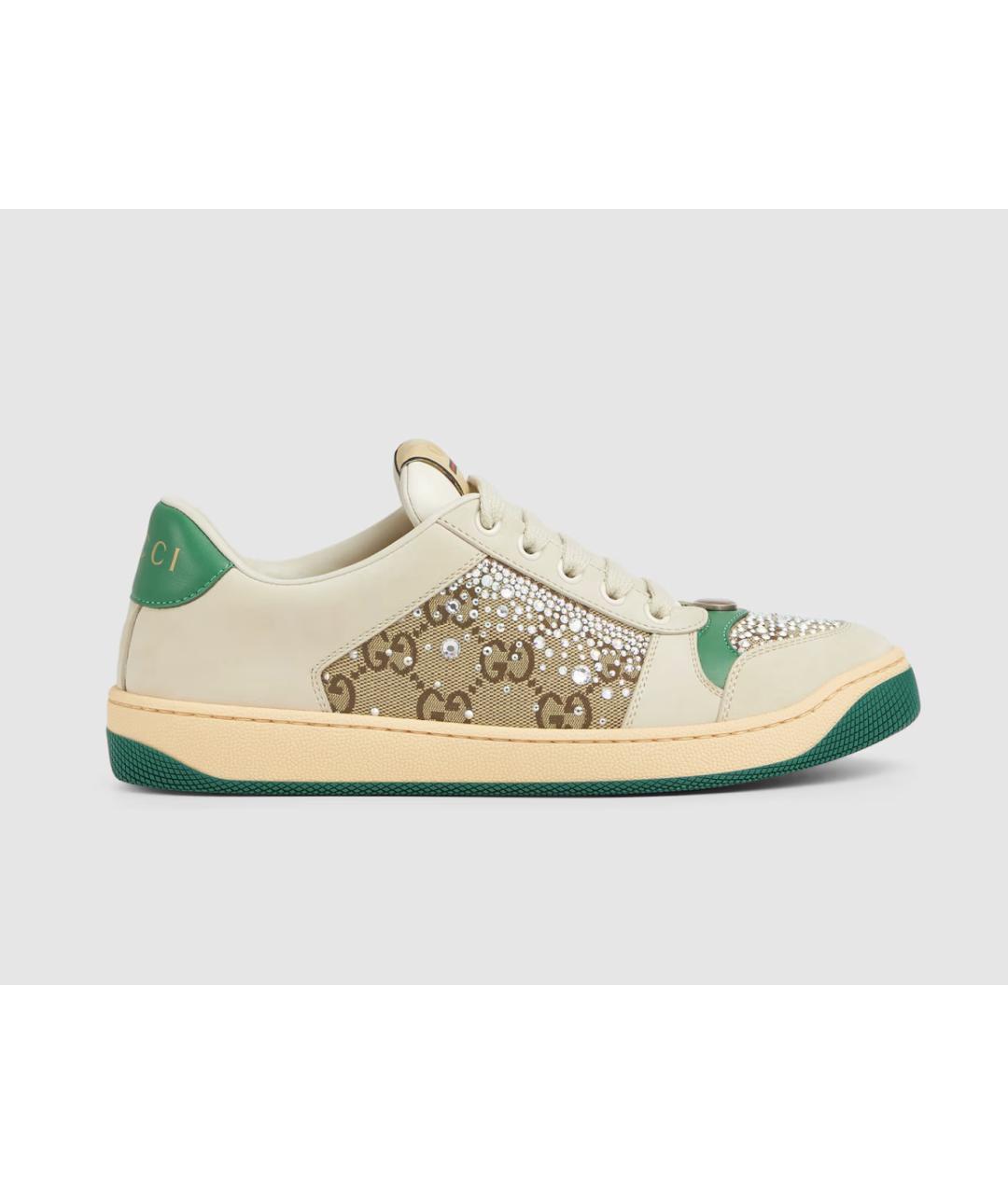 GUCCI Бежевые кроссовки, фото 6