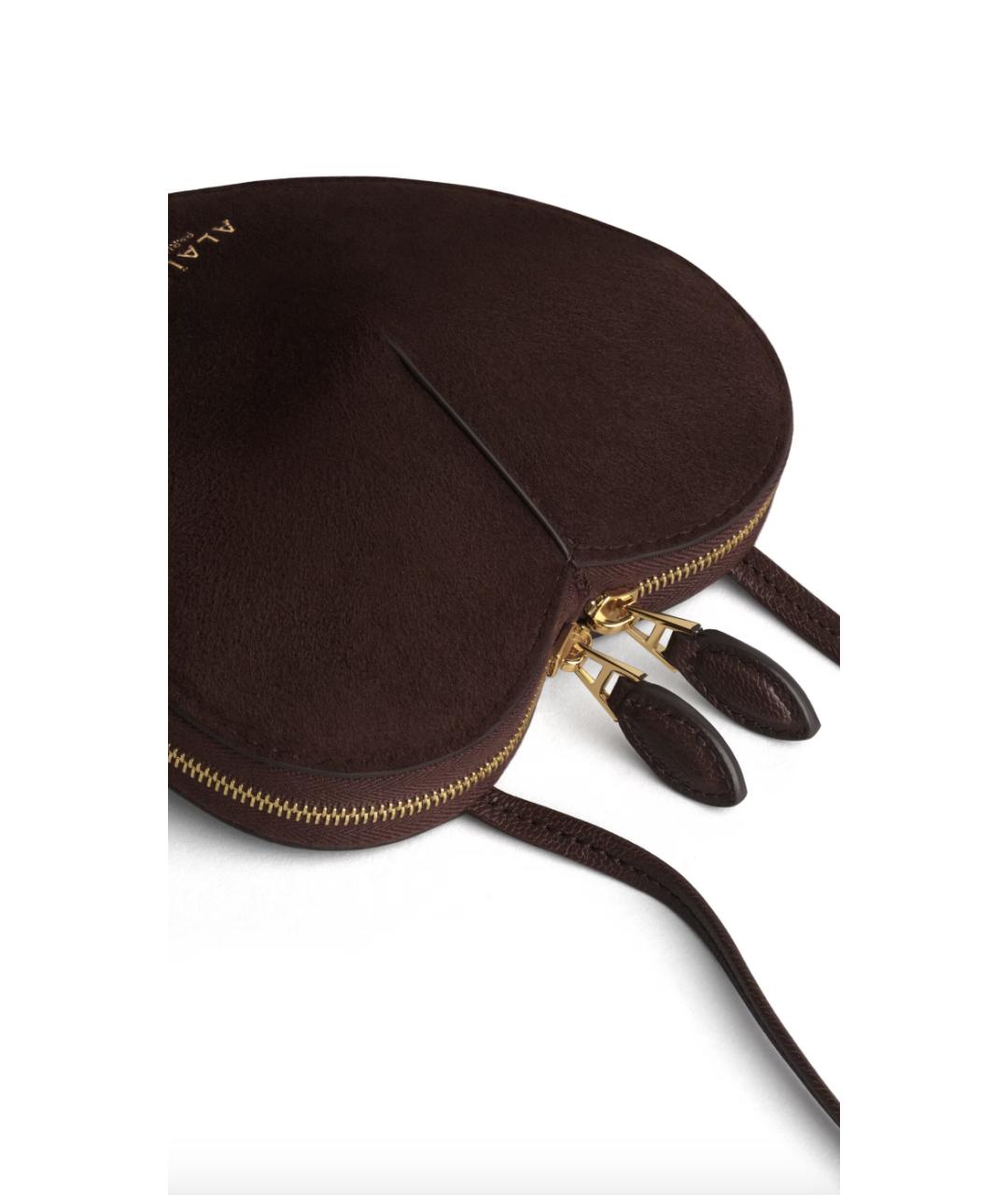ALAIA Коричневая замшевая сумка через плечо, фото 3