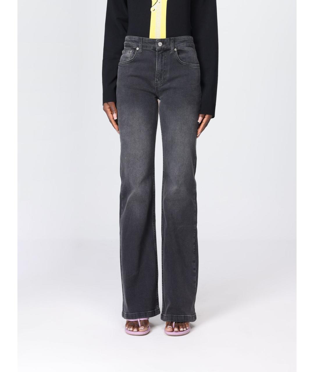 MOSCHINO JEANS Серые хлопковые джинсы слим, фото 4