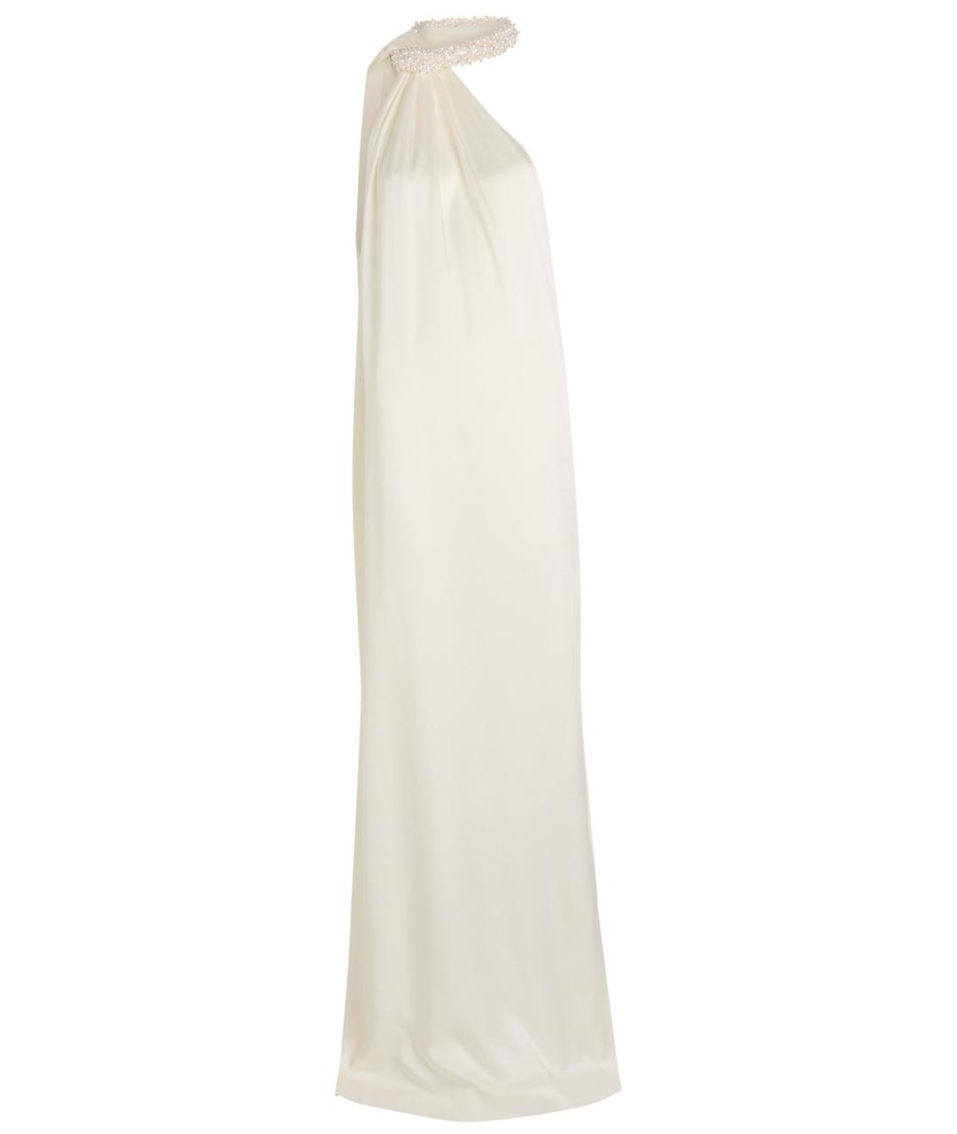 STELLA MCCARTNEY Белое ацетатное вечернее платье, фото 1