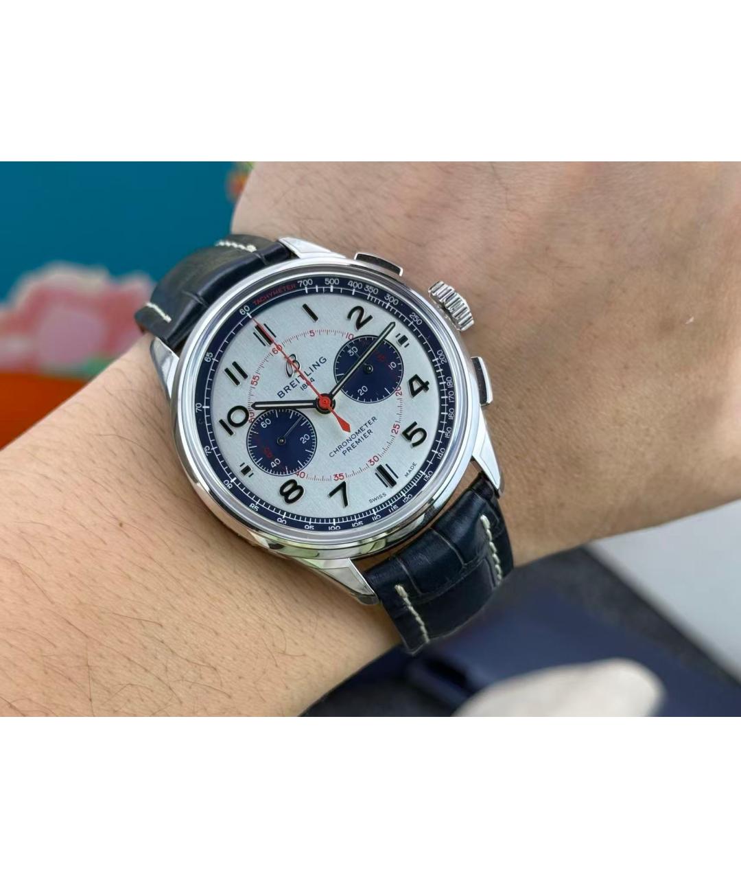 BREITLING Серебряные часы, фото 5