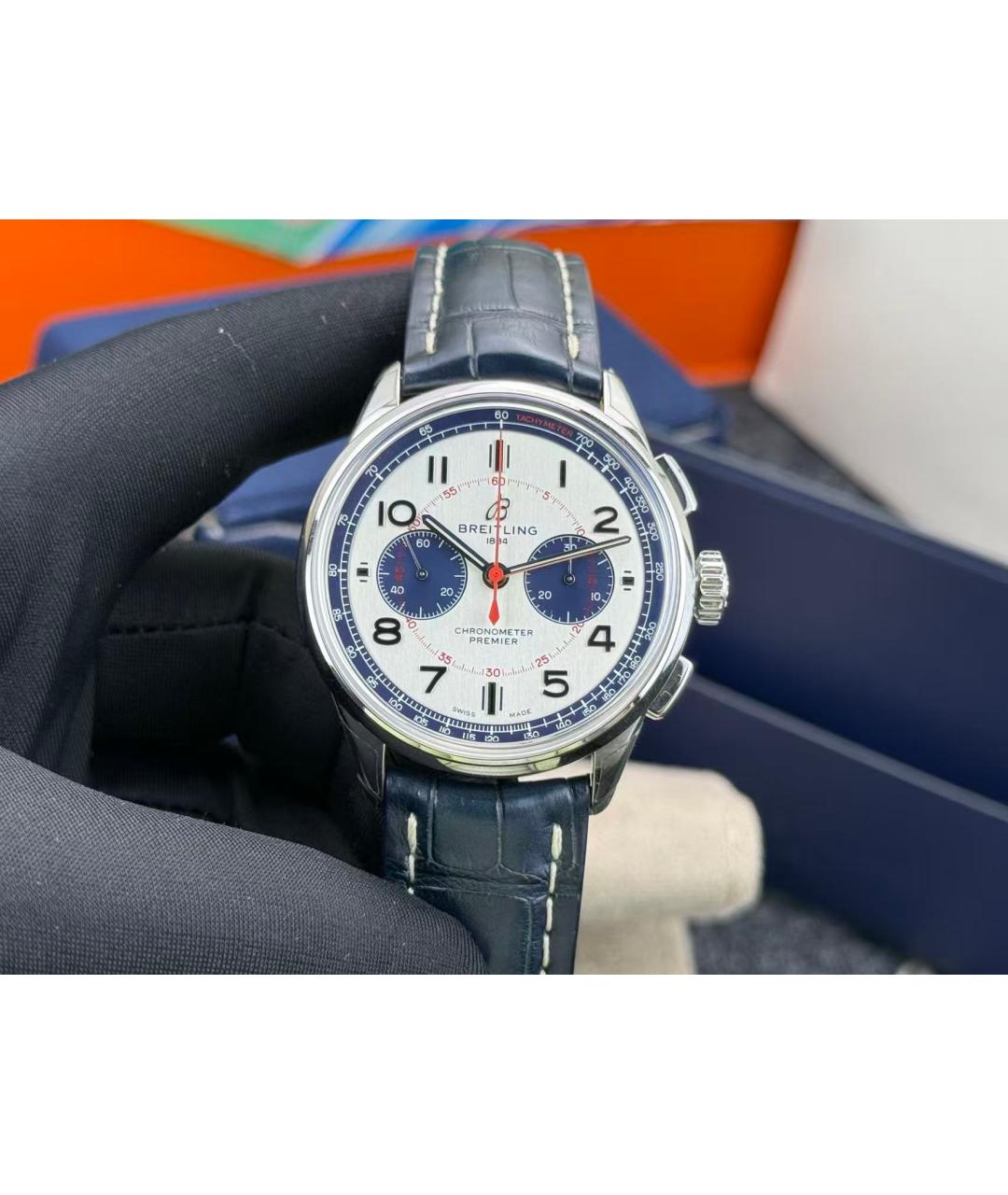 BREITLING Серебряные часы, фото 2