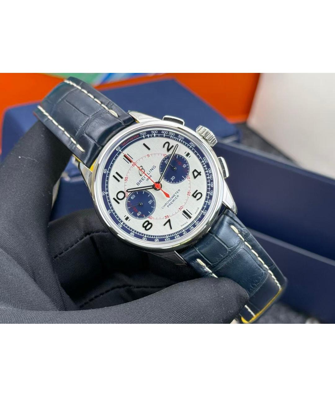 BREITLING Серебряные часы, фото 3