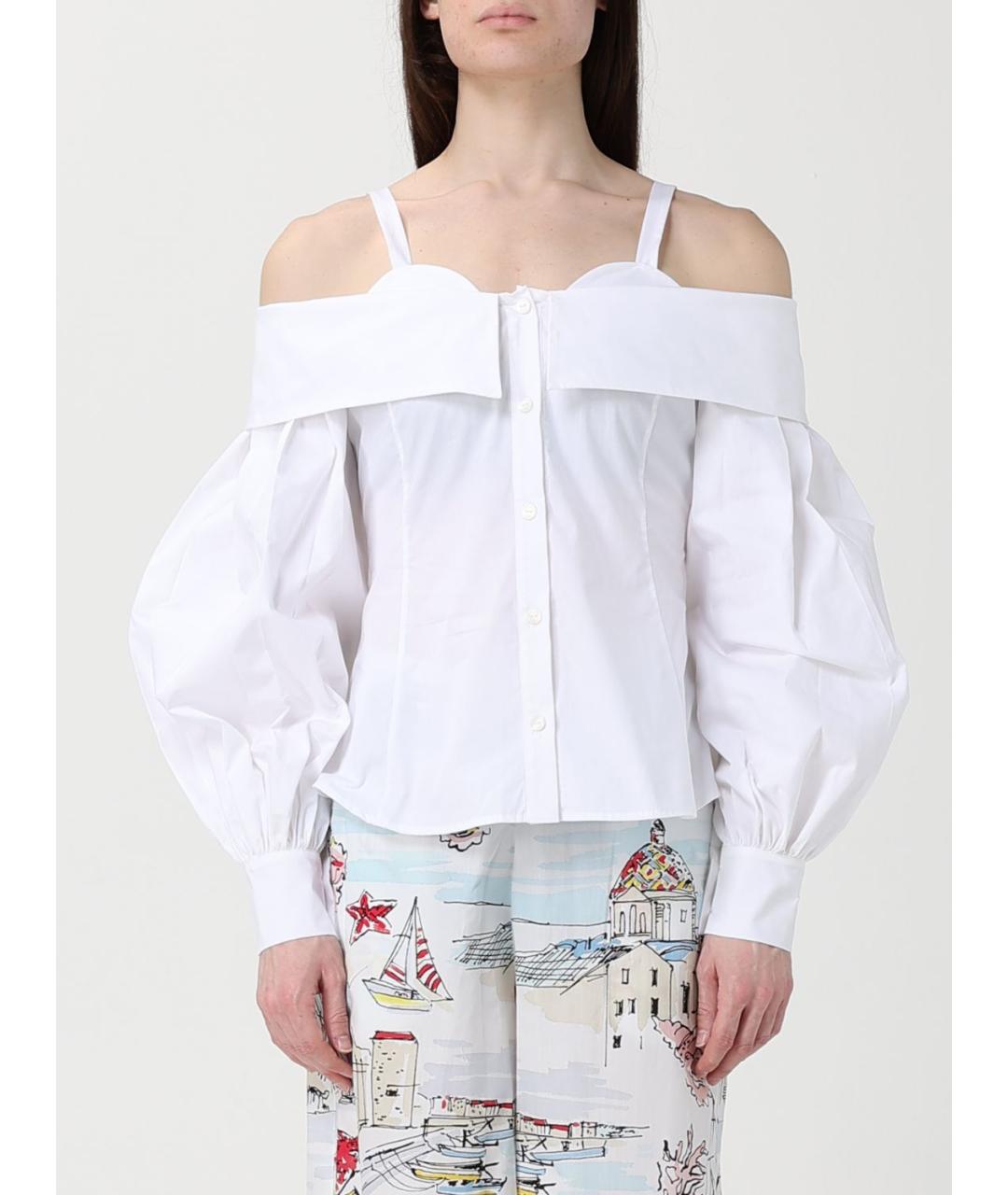 ANTONIO MARRAS Белая хлопковая рубашка, фото 5