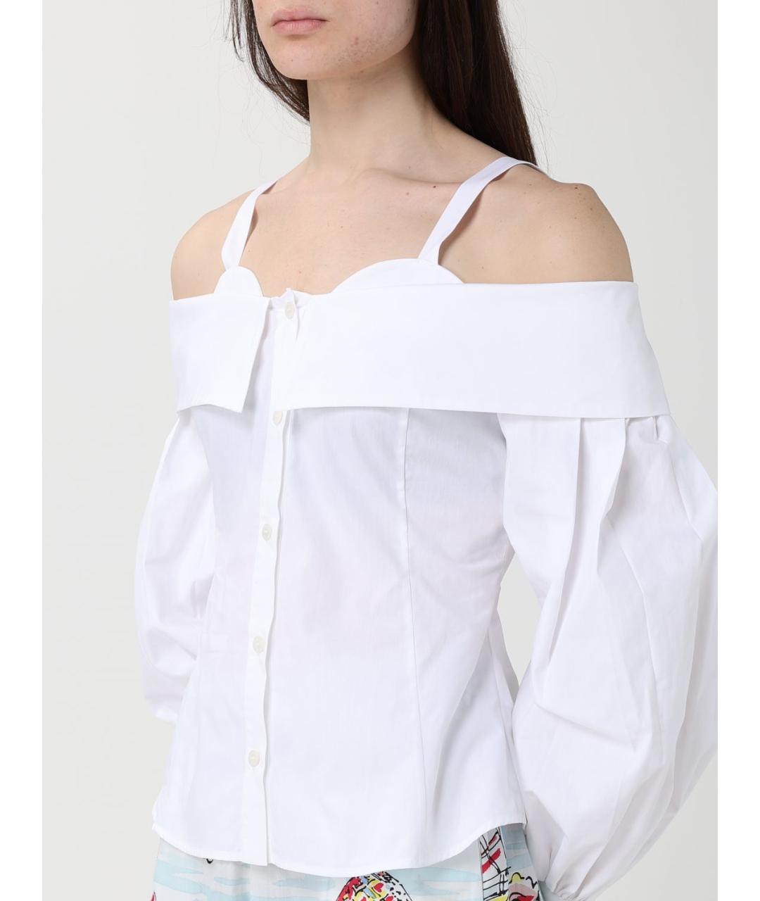 ANTONIO MARRAS Белая хлопковая рубашка, фото 4