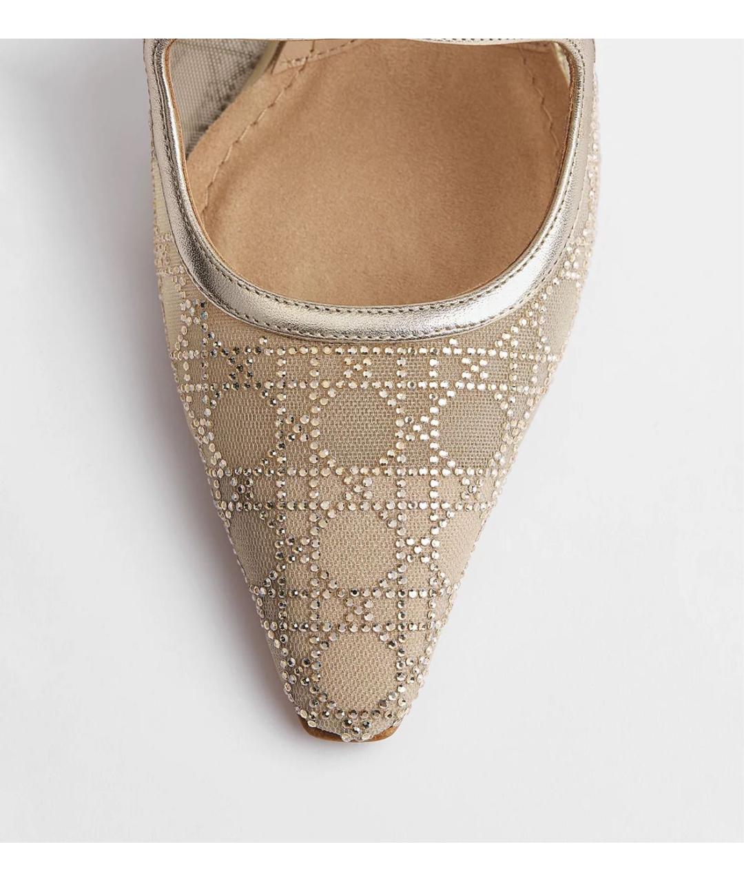 CHRISTIAN DIOR Бежевые мюли, фото 4