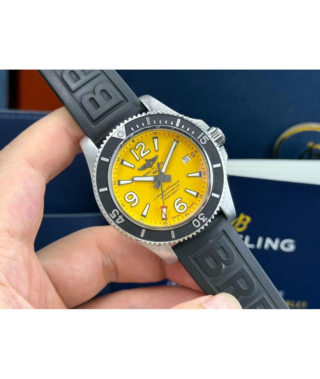 BREITLING Серебряные часы, фото 3