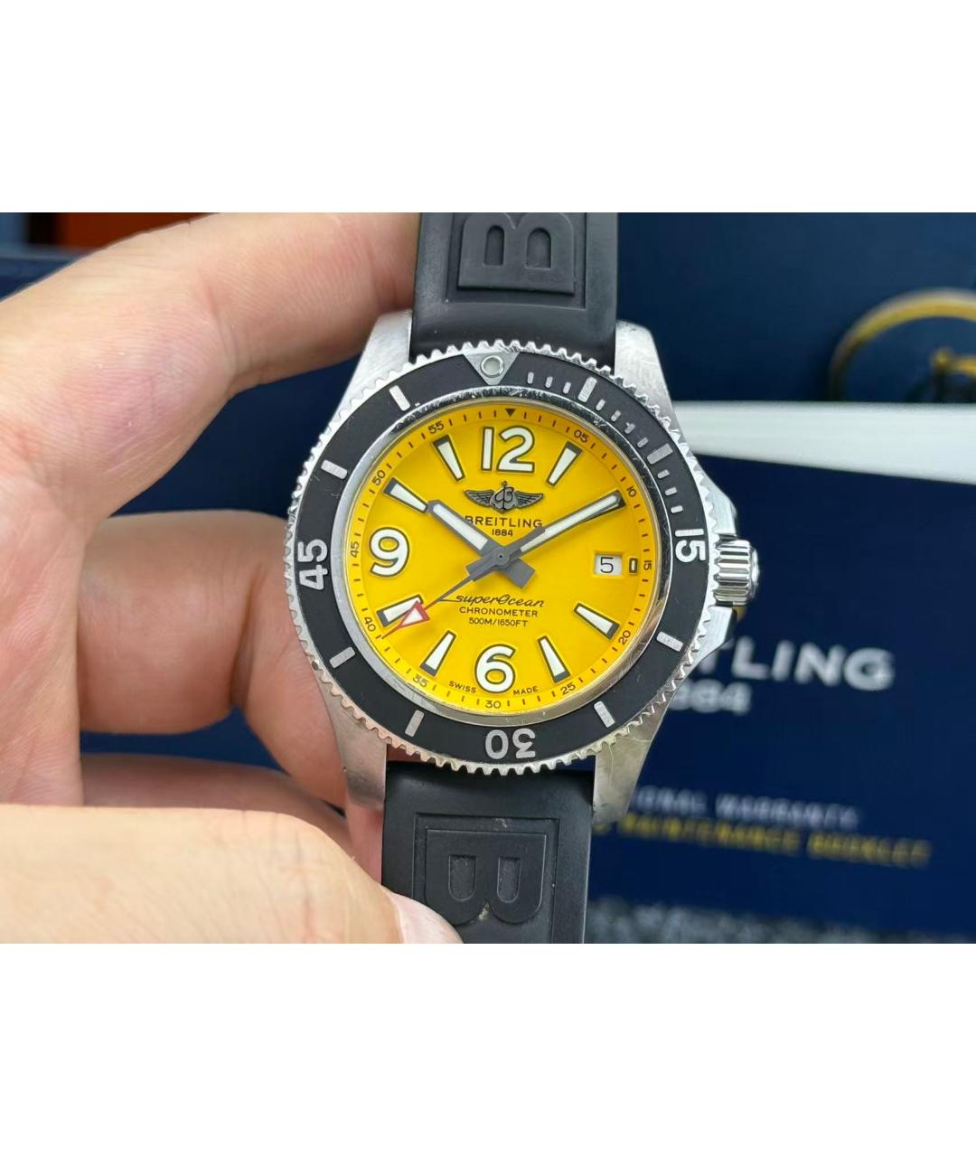 BREITLING Серебряные часы, фото 2