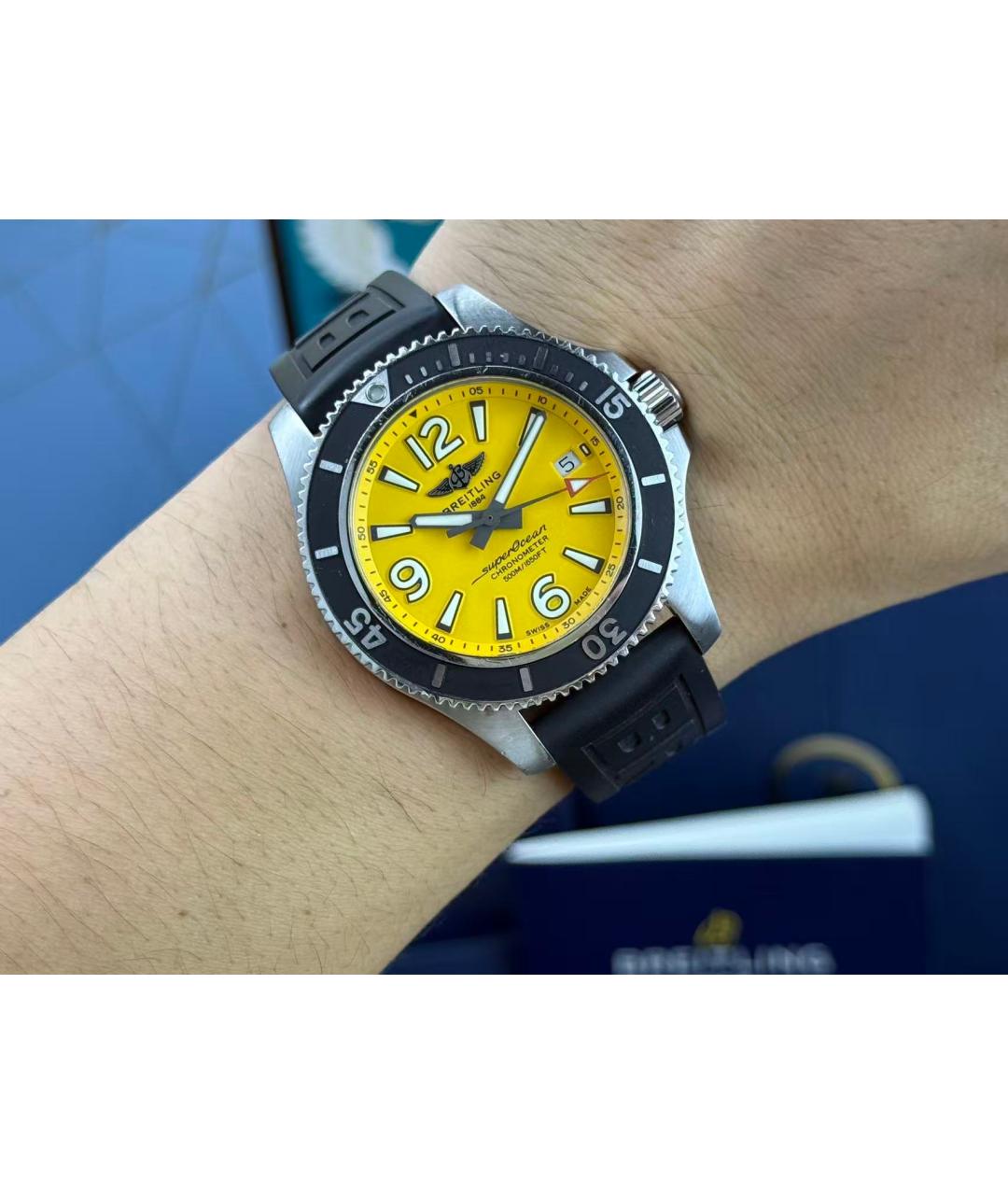 BREITLING Серебряные часы, фото 5