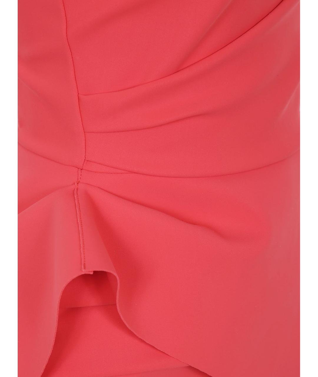 CHIARA BONI Красное полиамидовое вечернее платье, фото 3