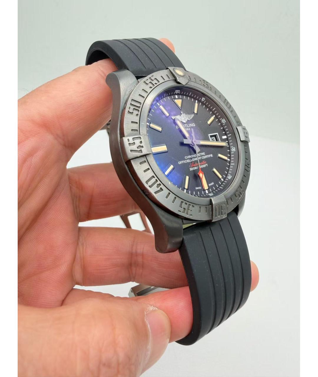 BREITLING Черные часы, фото 4