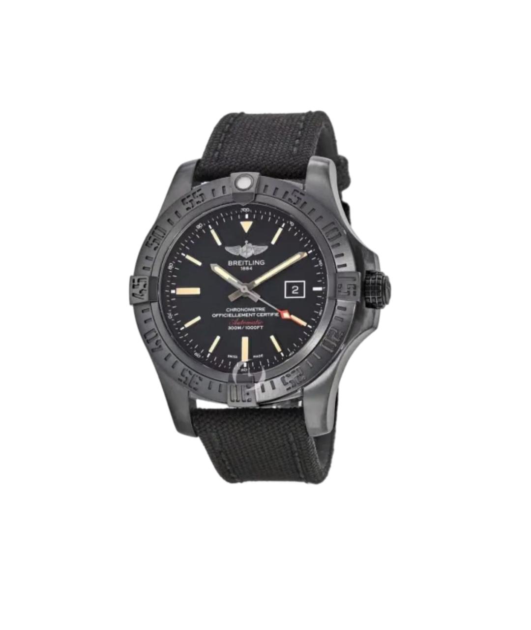 BREITLING Черные часы, фото 5