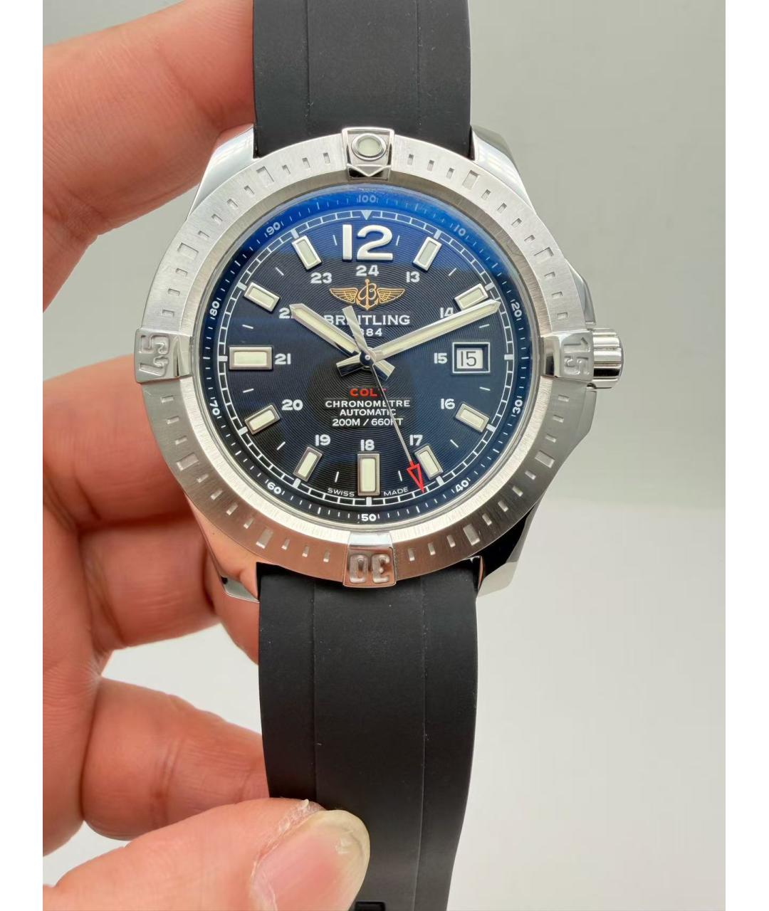 BREITLING Серебряные часы, фото 2