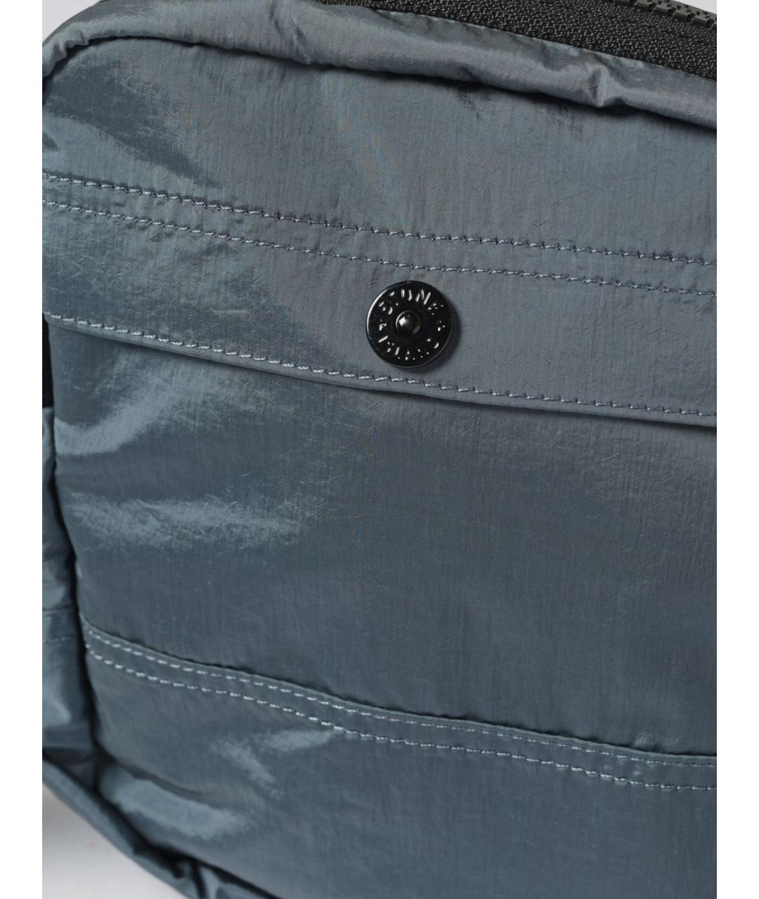 STONE ISLAND Синяя сумка на плечо из искусственной кожи, фото 3