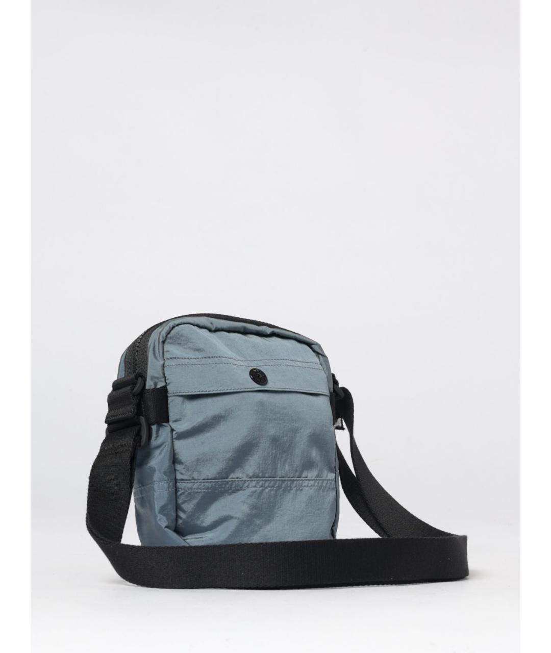 STONE ISLAND Синяя сумка на плечо из искусственной кожи, фото 2