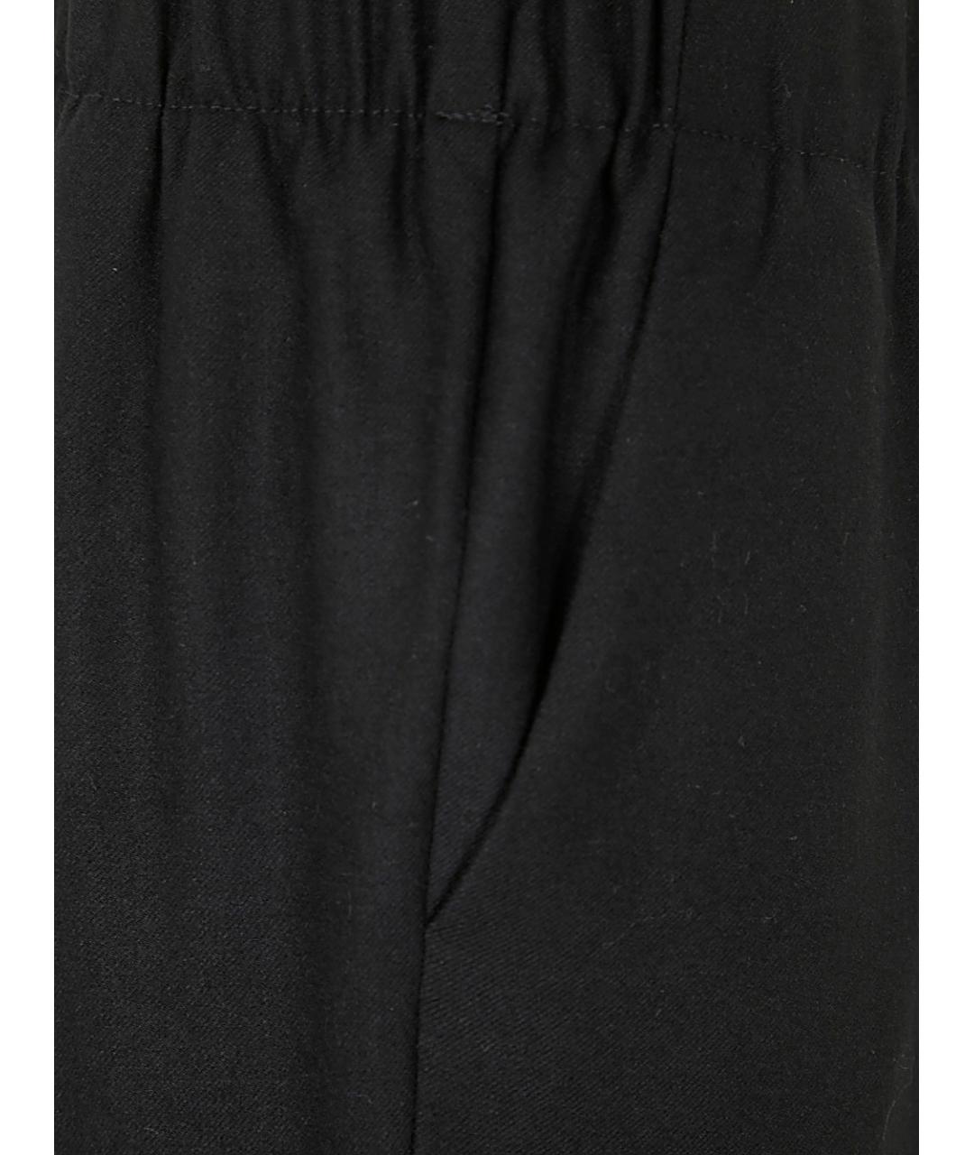 KILTIE Черные шерстяные прямые брюки, фото 3