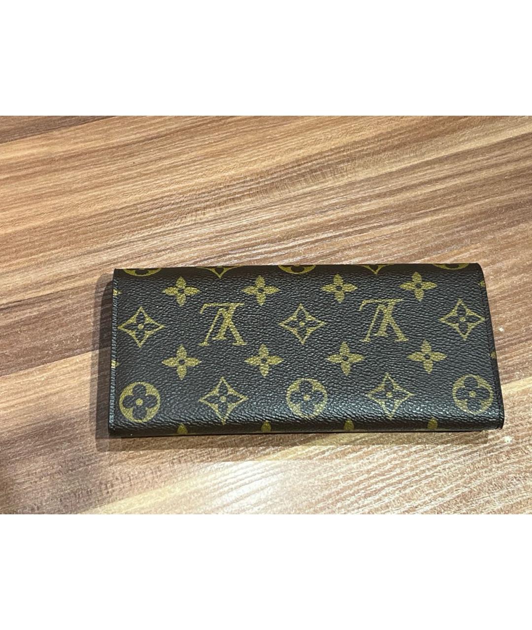 LOUIS VUITTON Коричневый кошелек, фото 2