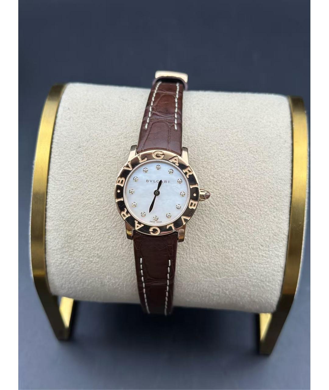 BVLGARI Золотые часы из розового золота, фото 2