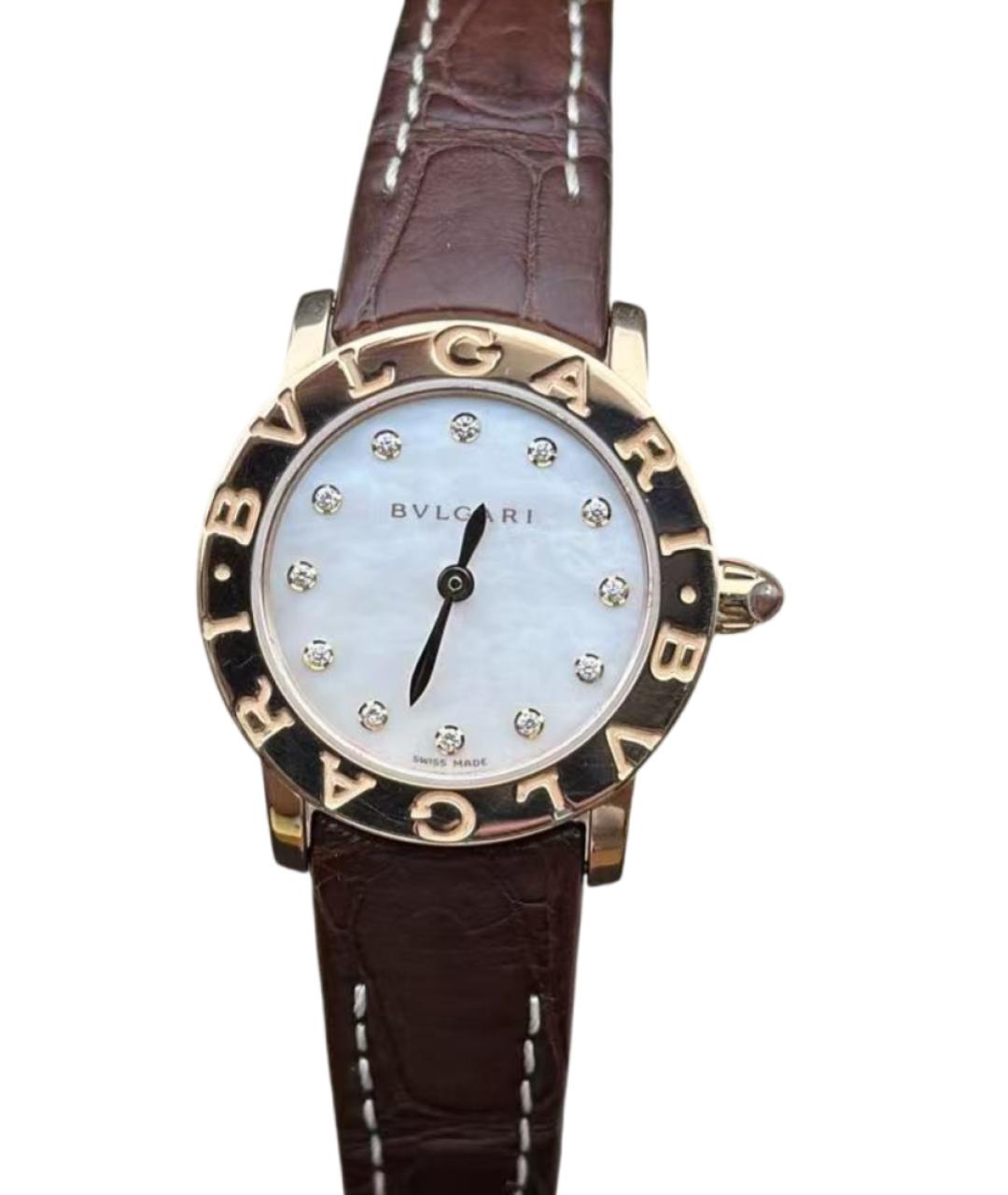 BVLGARI Золотые часы из розового золота, фото 6